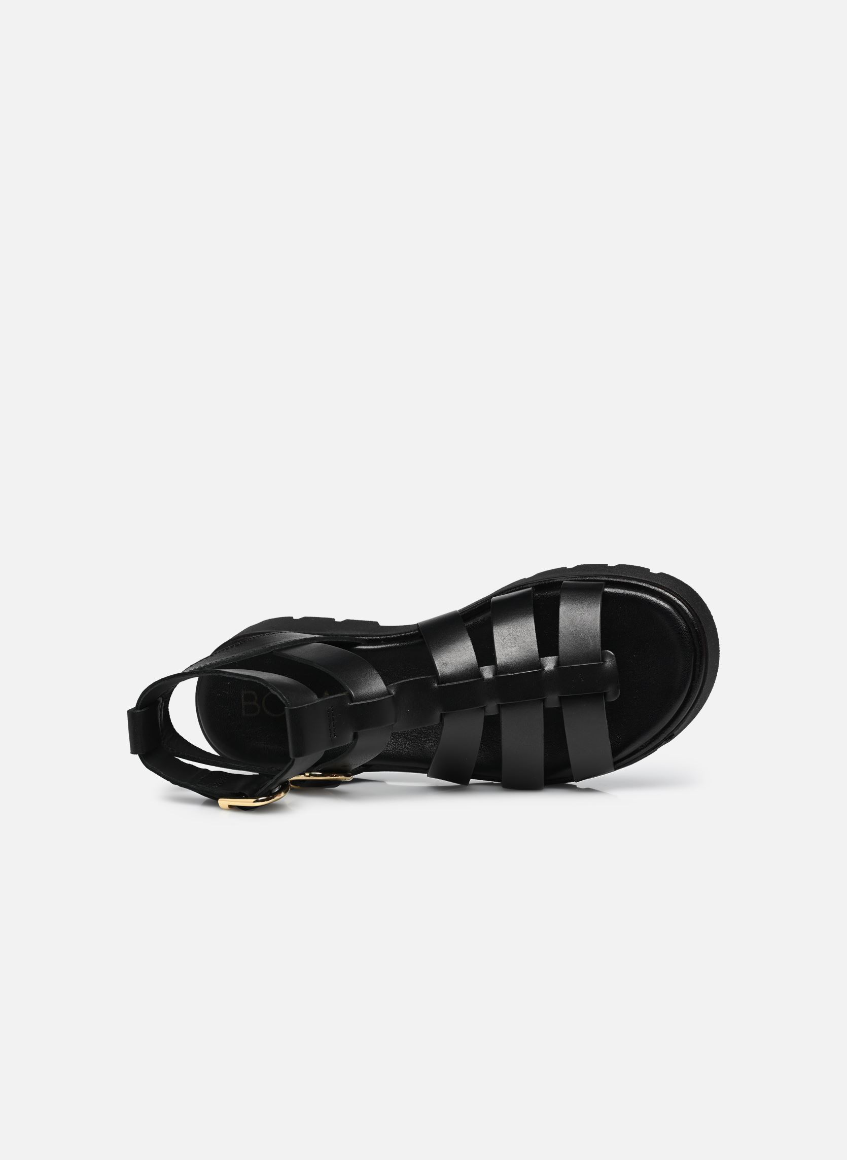 Flache Sandalen GENIALE damen schwarz Bocage Flache Sandalen GENIALE damen schwarz Noir
