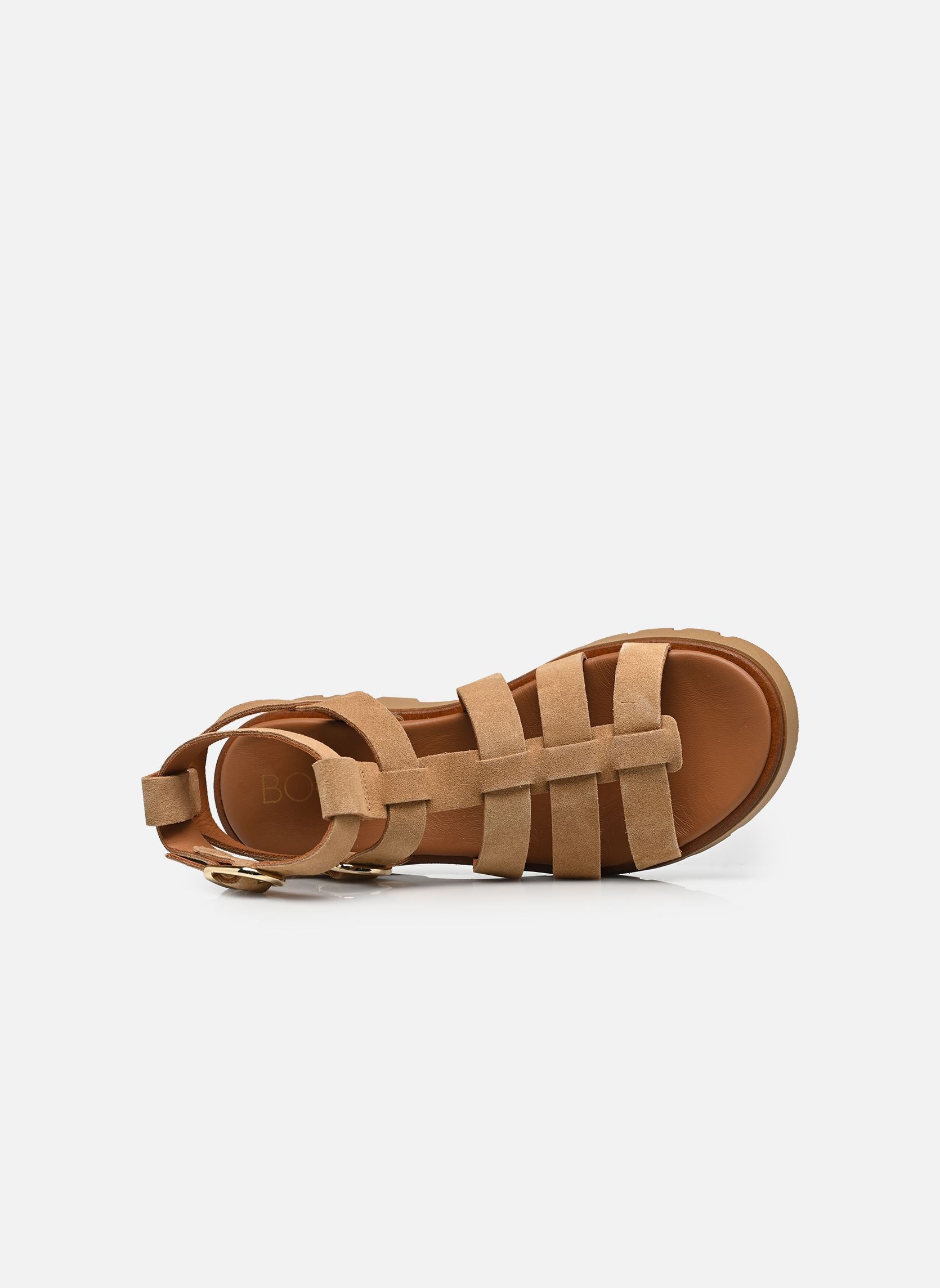 Flache Sandalen GENIALE damen beige Bocage Flache Sandalen GENIALE damen beige Beige
