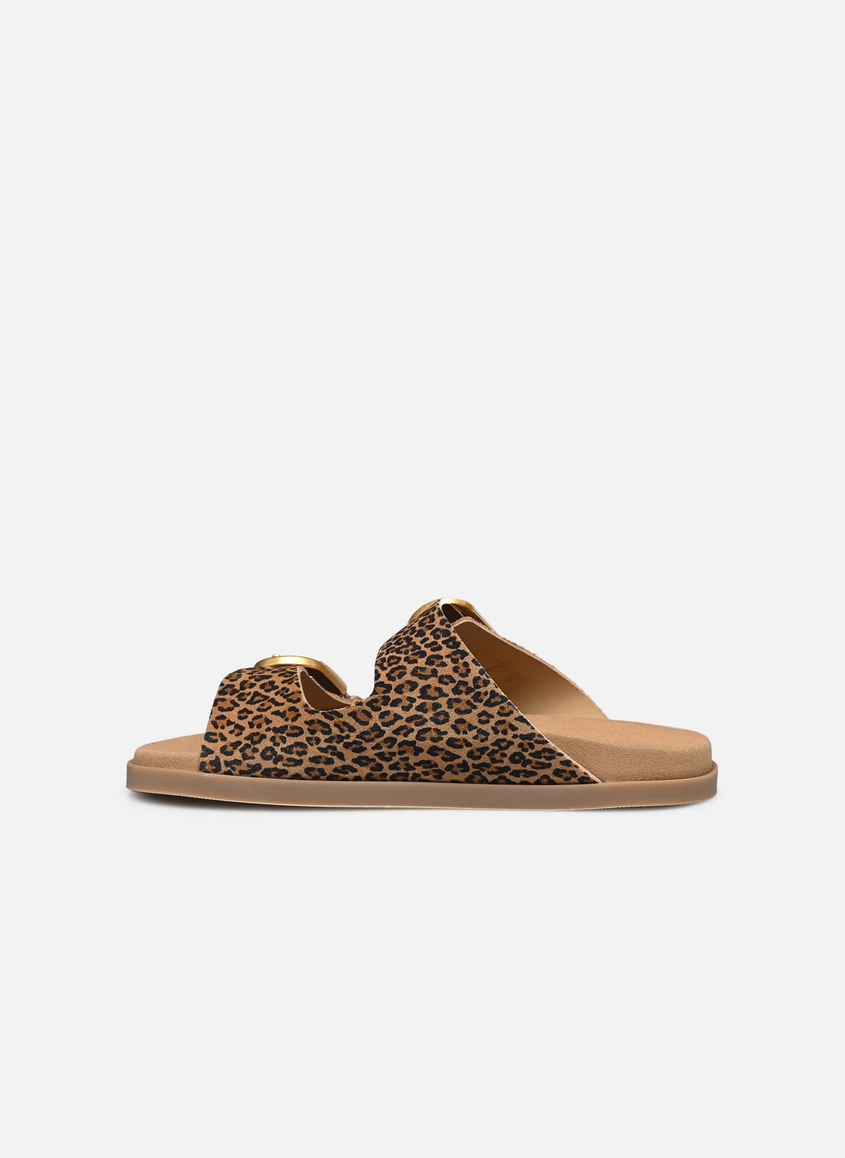 Pantoletten und Clogs WANILLE damen braun Bocage Pantoletten und Clogs WANILLE damen braun Leopard