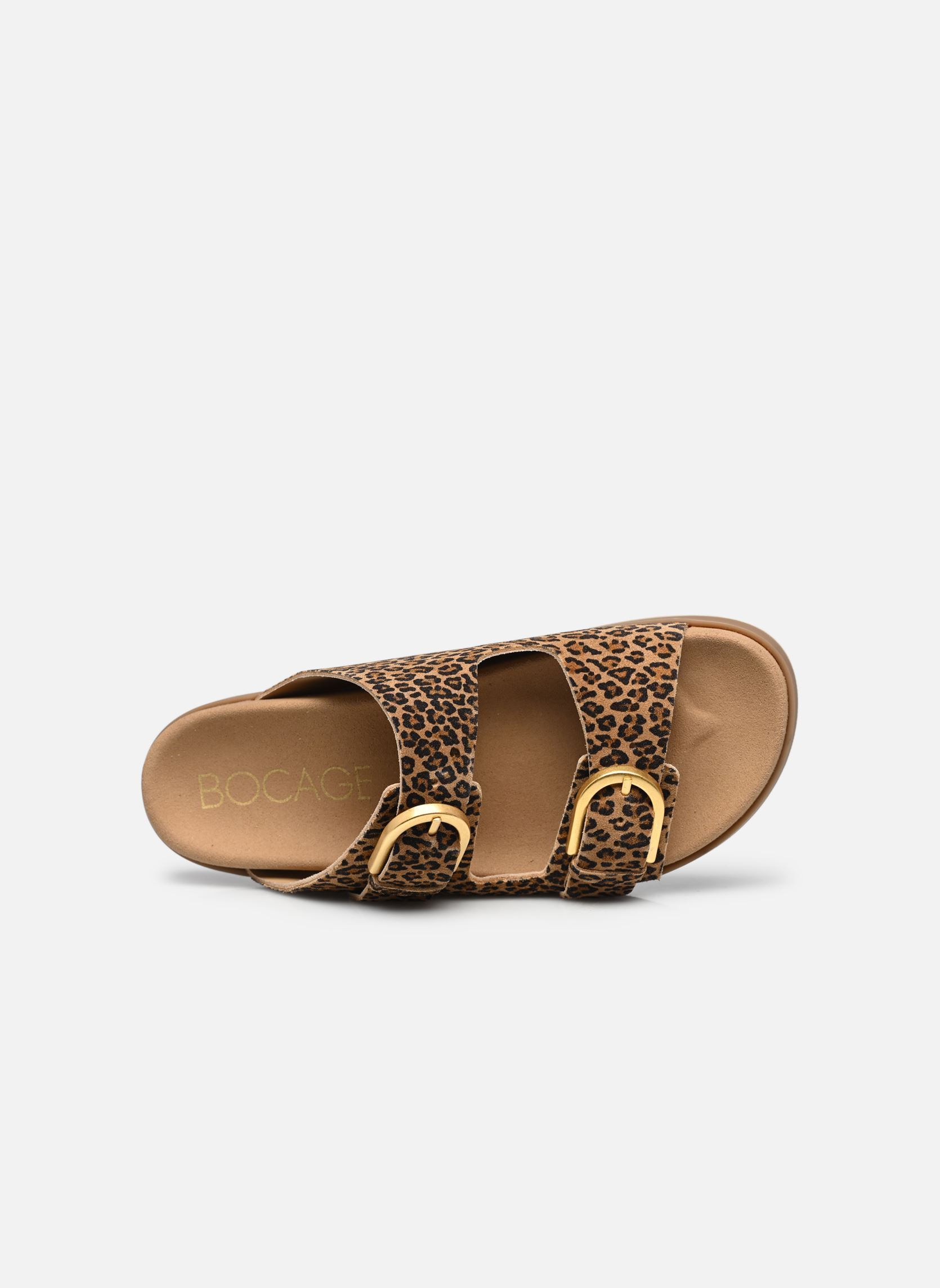Pantoletten und Clogs WANILLE damen braun Bocage Pantoletten und Clogs WANILLE damen braun Leopard