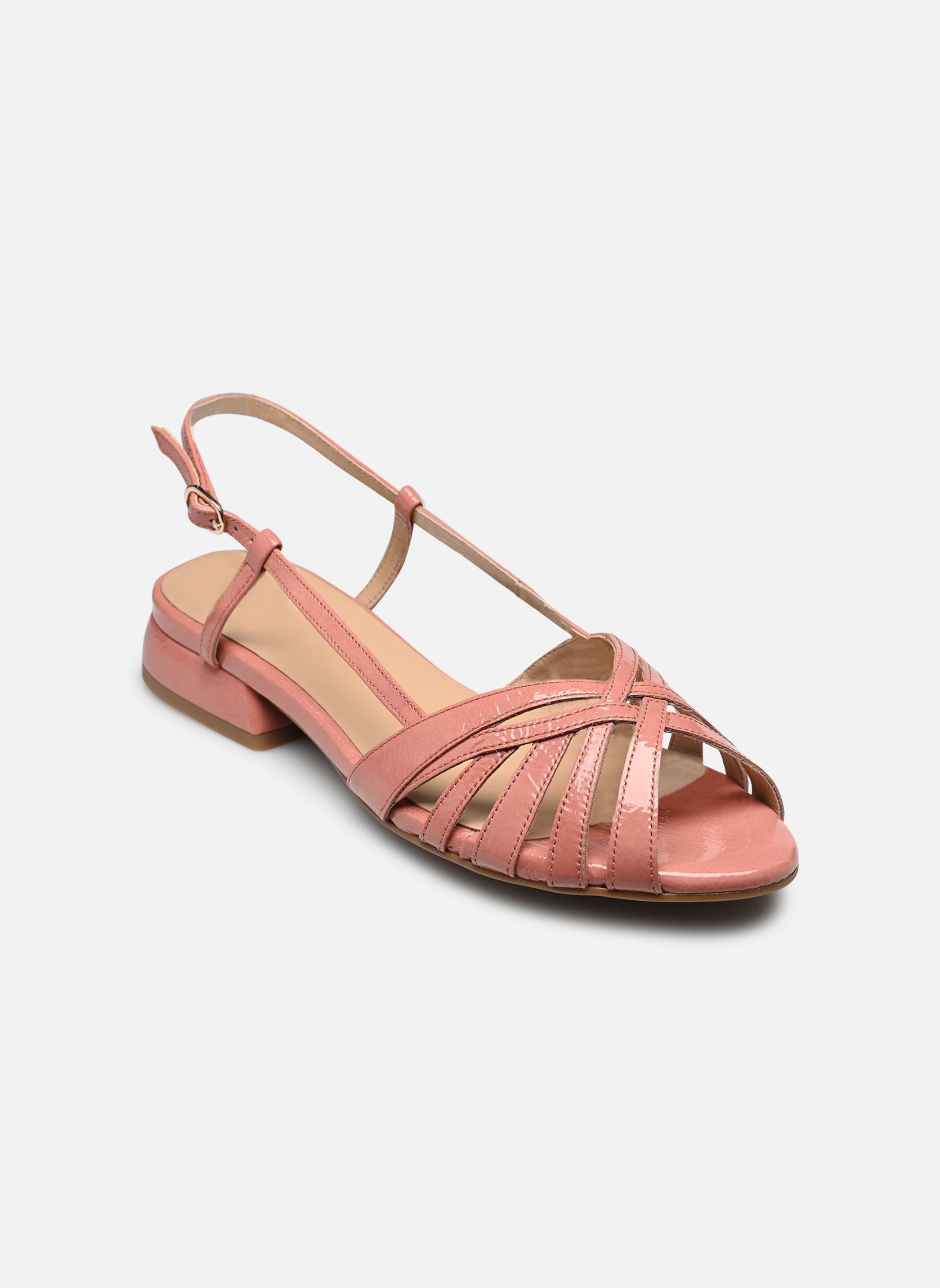 Flache Sandalen GAYANA damen rosa Bocage Flache Sandalen GAYANA damen rosa Rose