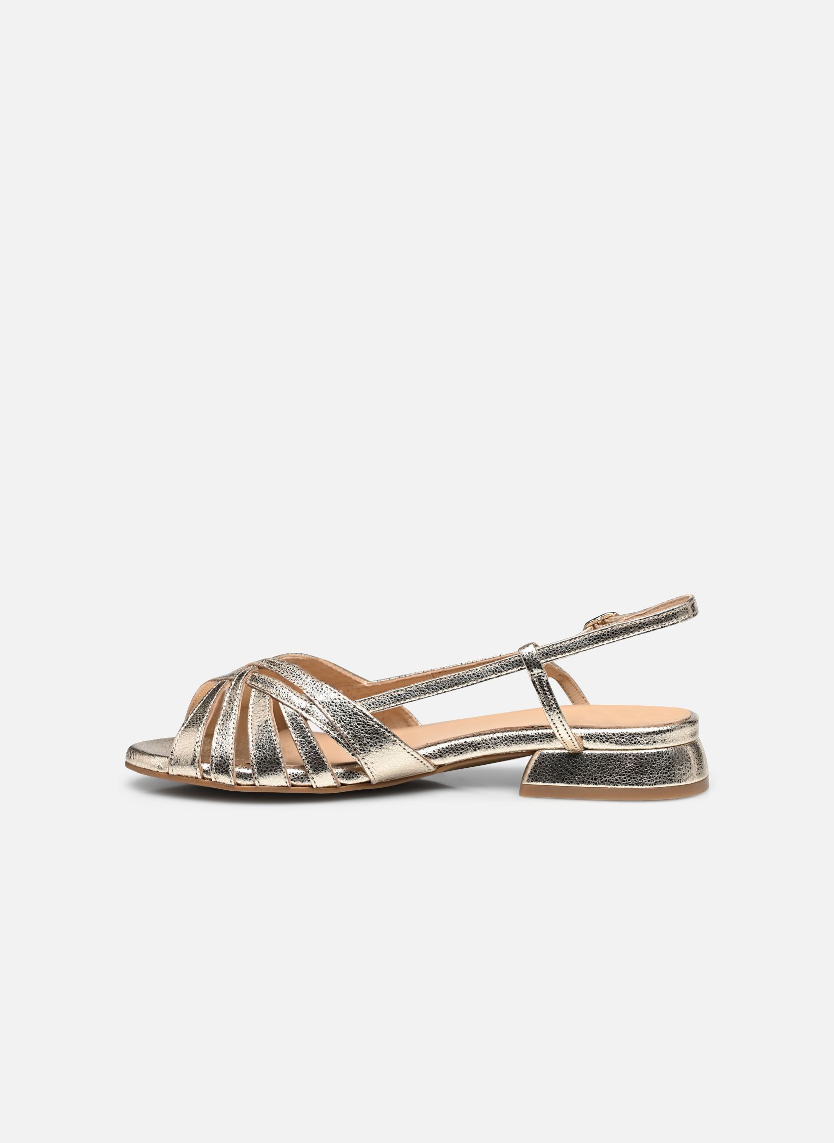 Flache Sandalen GAYANA damen gold und bronze Bocage Flache Sandalen GAYANA damen gold und bronze Or
