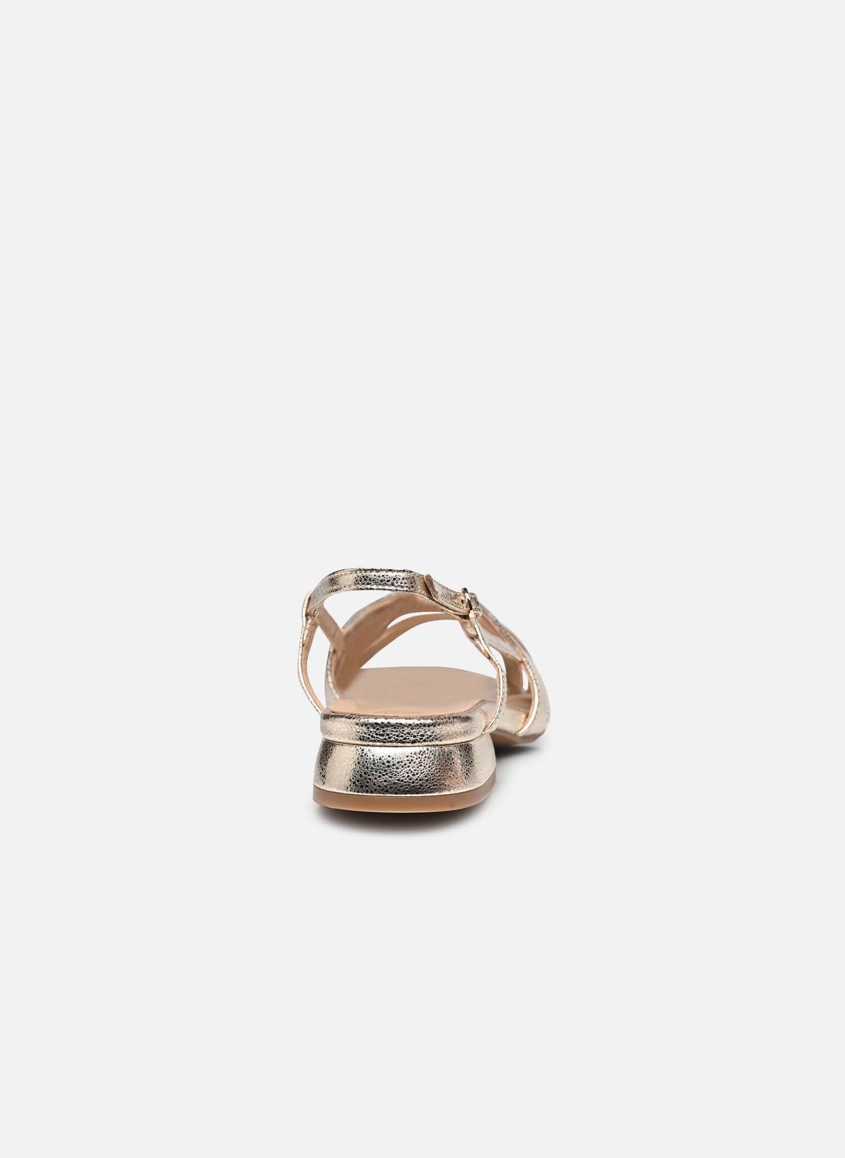 Flache Sandalen GAYANA damen gold und bronze Bocage Flache Sandalen GAYANA damen gold und bronze Or