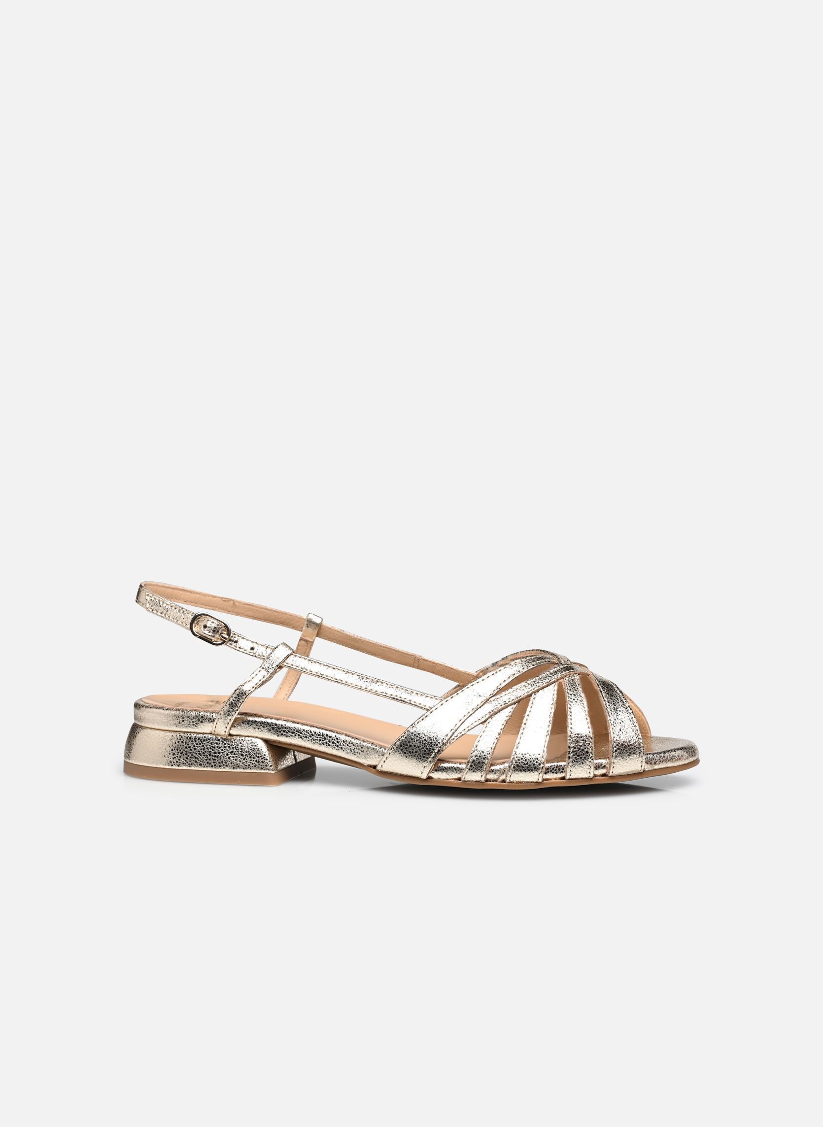 Flache Sandalen GAYANA damen gold und bronze Bocage Flache Sandalen GAYANA damen gold und bronze Or