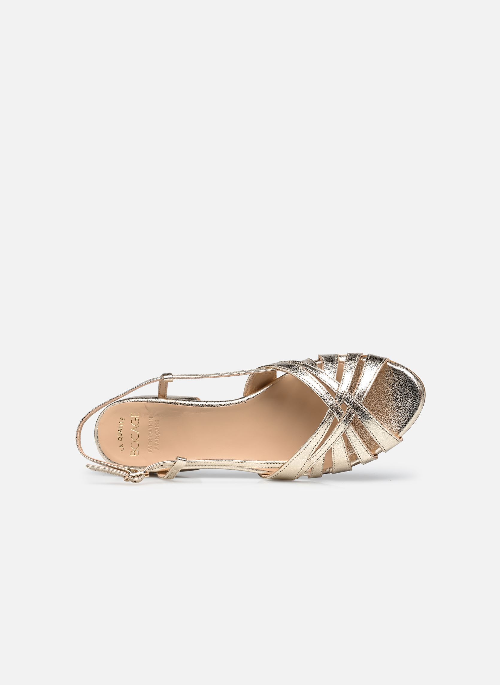 Flache Sandalen GAYANA damen gold und bronze Bocage Flache Sandalen GAYANA damen gold und bronze Or