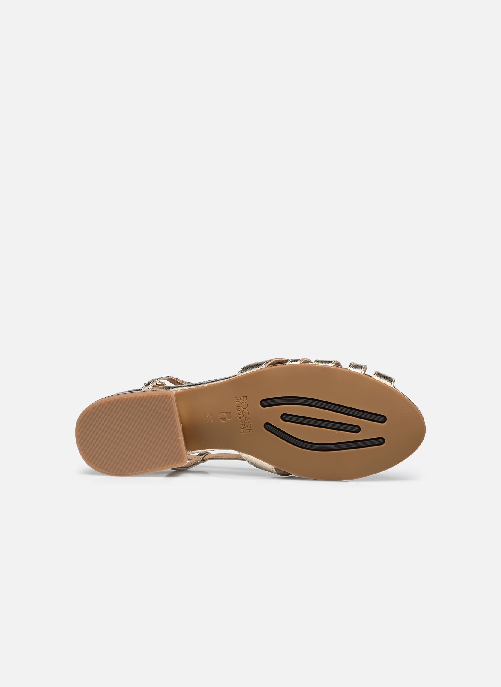Flache Sandalen GAYANA damen gold und bronze Bocage Flache Sandalen GAYANA damen gold und bronze Or