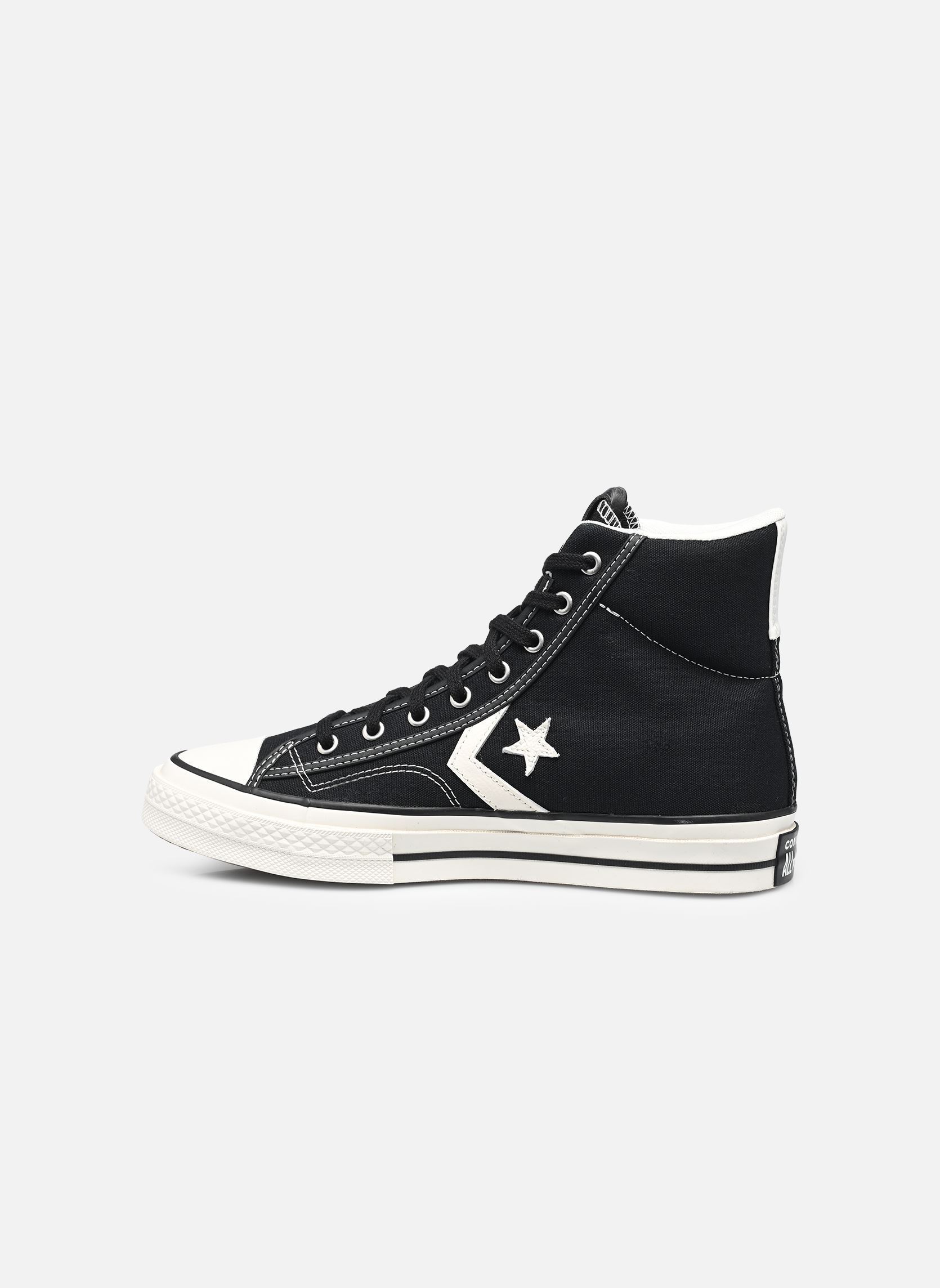 Baskets toile Star Player 76 Hi homme noir Converse Baskets toile Star Player 76 Hi homme noir BLACK/VINTAGE WHITE