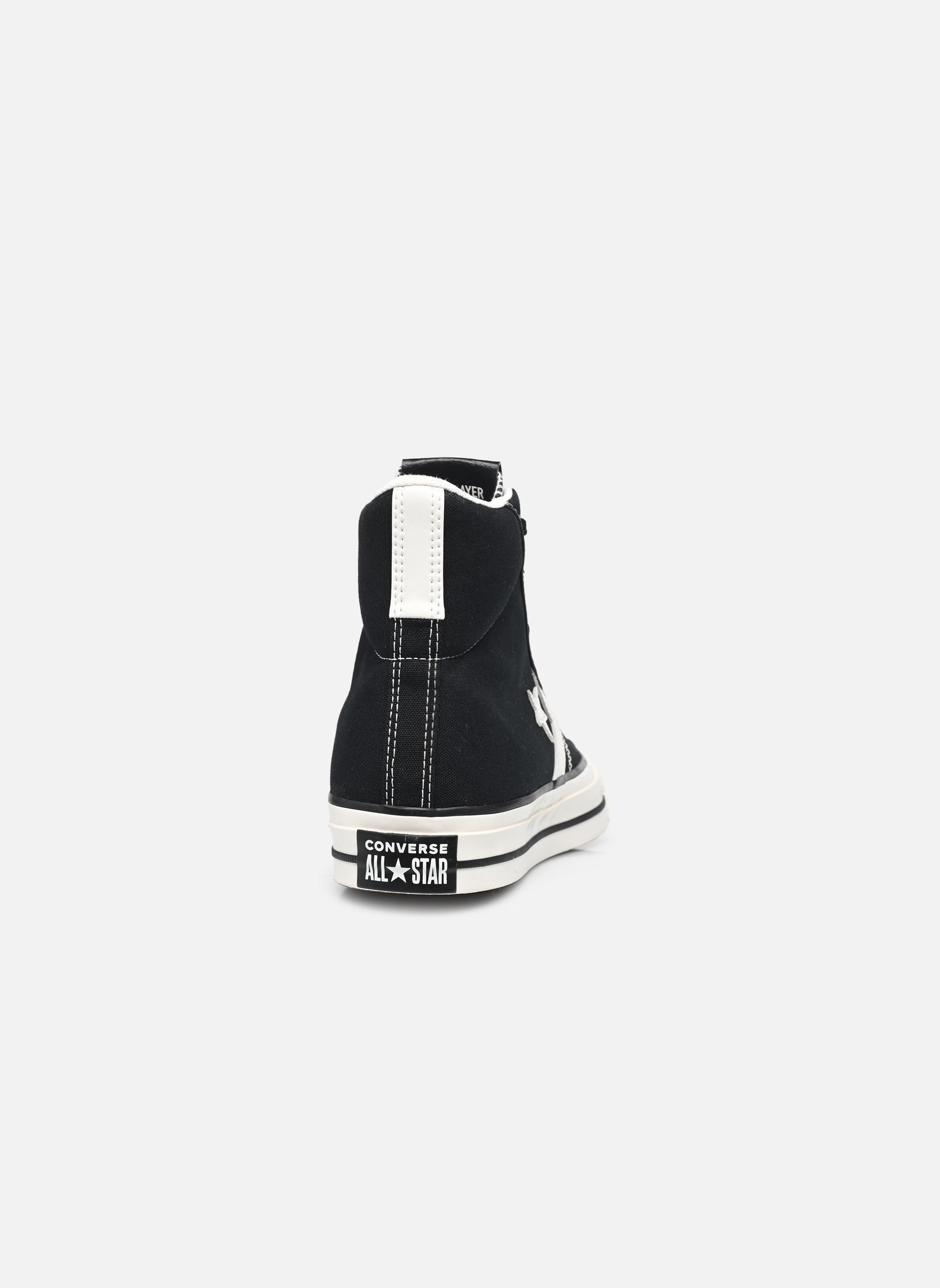 Baskets toile Star Player 76 Hi homme noir Converse Baskets toile Star Player 76 Hi homme noir BLACK/VINTAGE WHITE