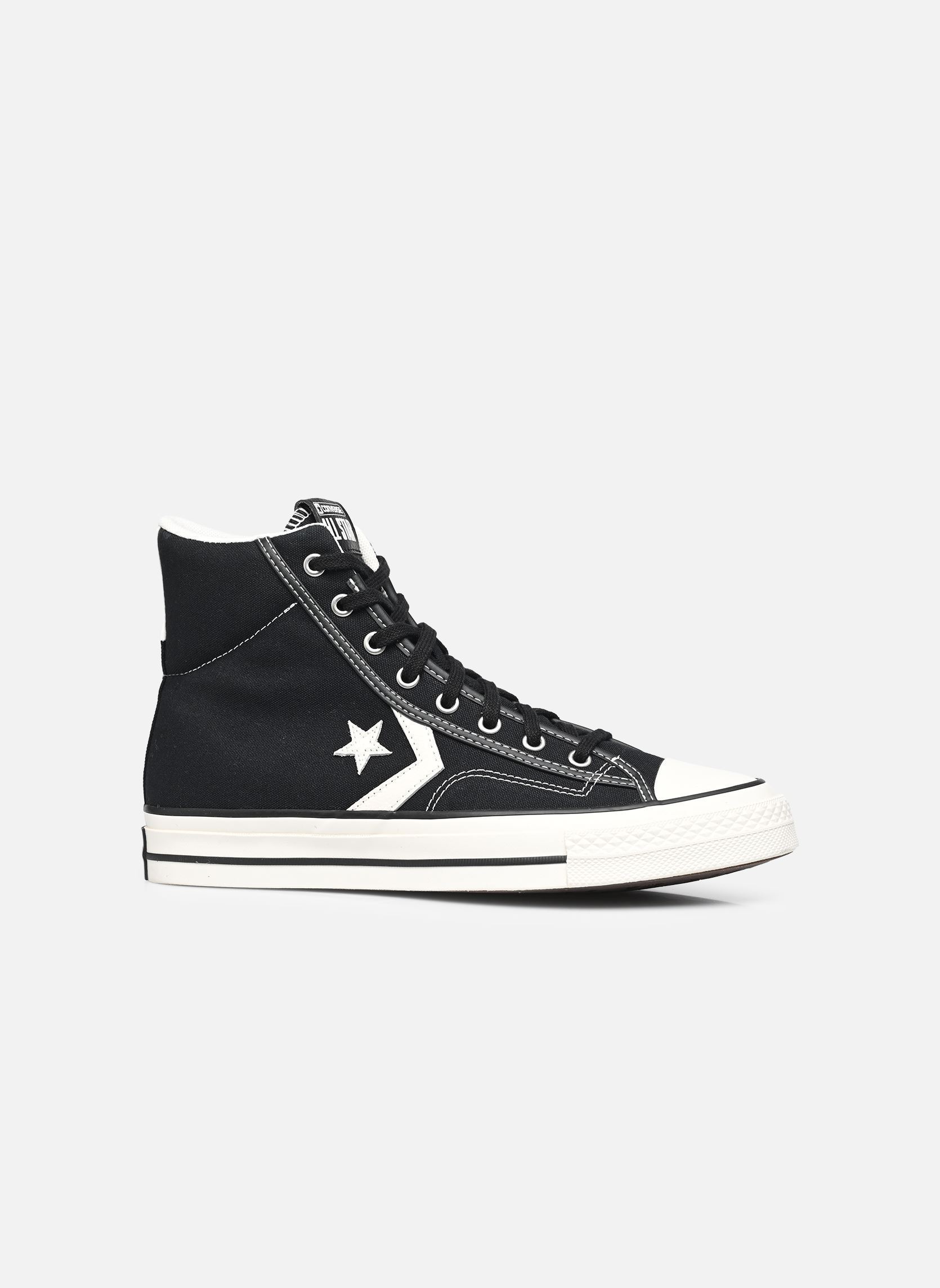 Baskets toile Star Player 76 Hi homme noir Converse Baskets toile Star Player 76 Hi homme noir BLACK/VINTAGE WHITE