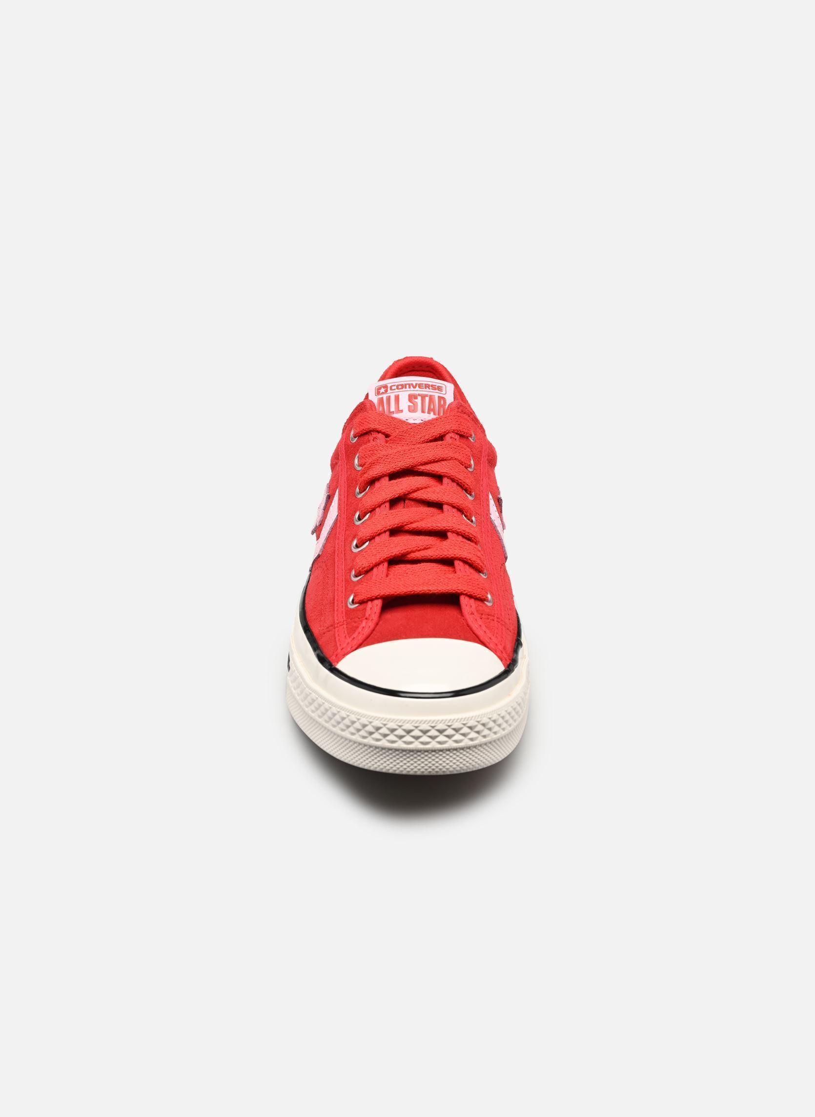 Baskets Star Player 76 Suede Ox M homme rouge Converse Baskets Star Player 76 Suede Ox M homme rouge RED/NEW FOUND BLOOM