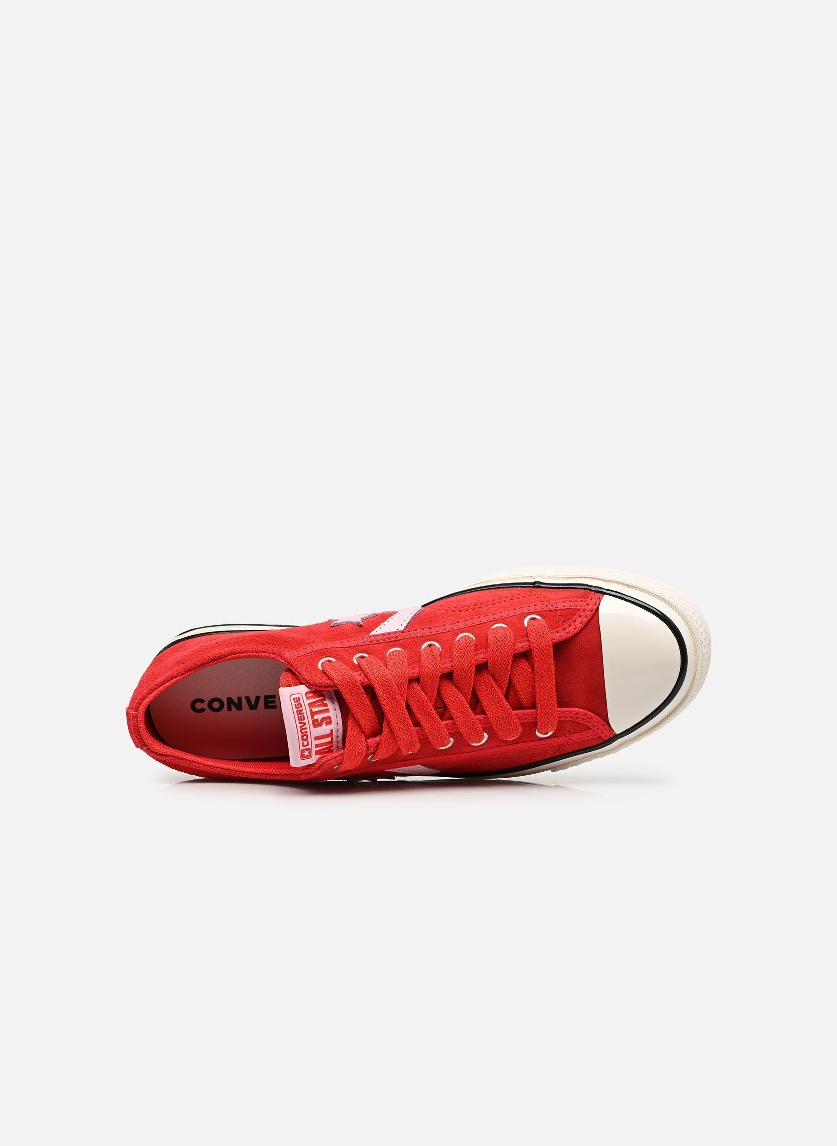 Baskets Star Player 76 Suede Ox M homme rouge Converse Baskets Star Player 76 Suede Ox M homme rouge RED/NEW FOUND BLOOM