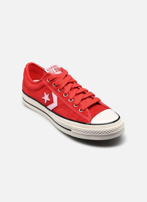 Converse Baskets Star Player 76 Suede Ox M homme rouge