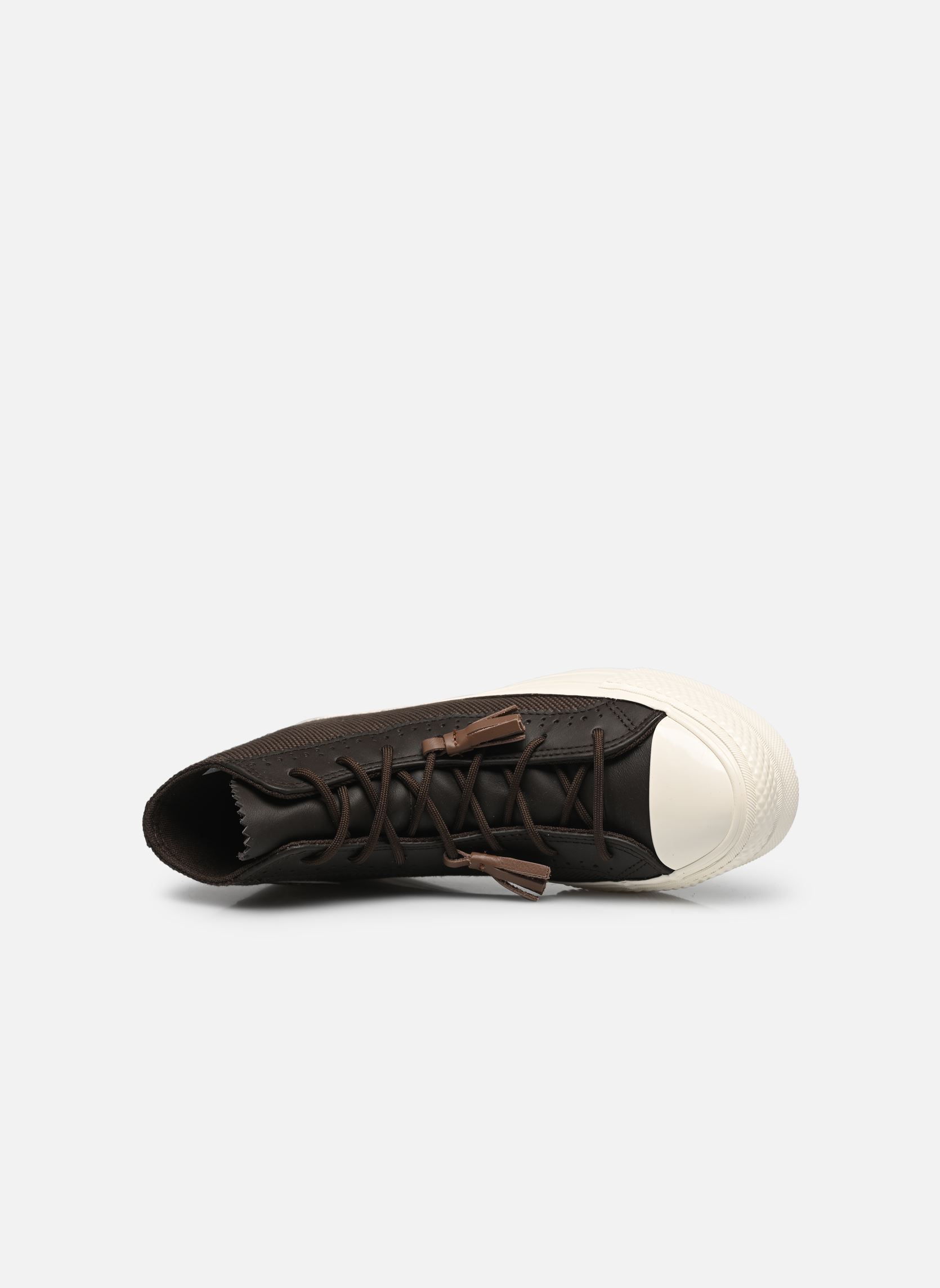 Leinen-Sneaker Chuck Taylor All Star Lift Crafted Tassl damen braun Converse Leinen-Sneaker Chuck Taylor All Star Lift Crafted Tassl damen braun FRESH BREW/EGRET/BEAR NAP