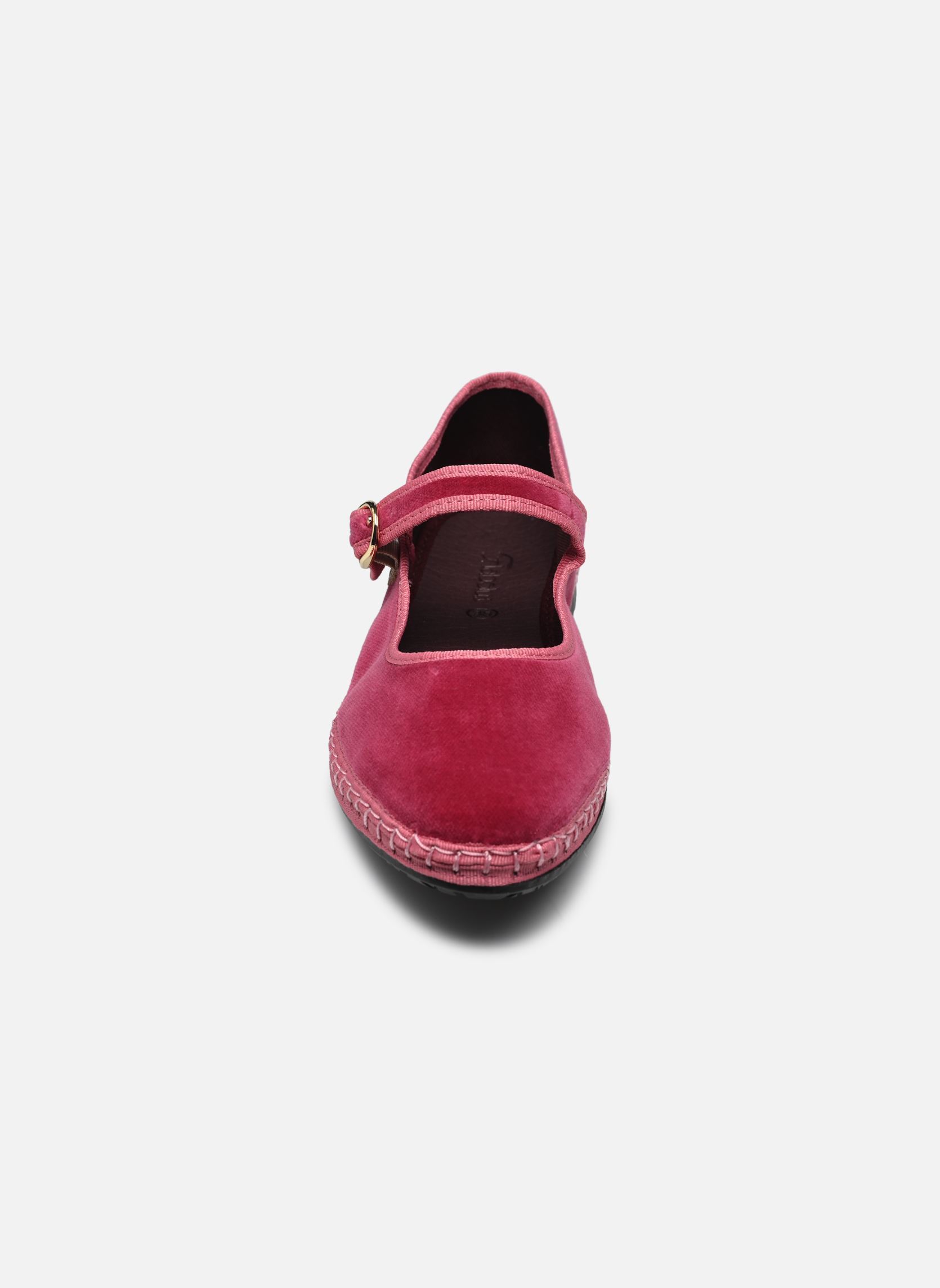 Bebés Mary Jane Velvet mujer rosa Flabelus Bebés Mary Jane Velvet mujer rosa PINK W/ PINK