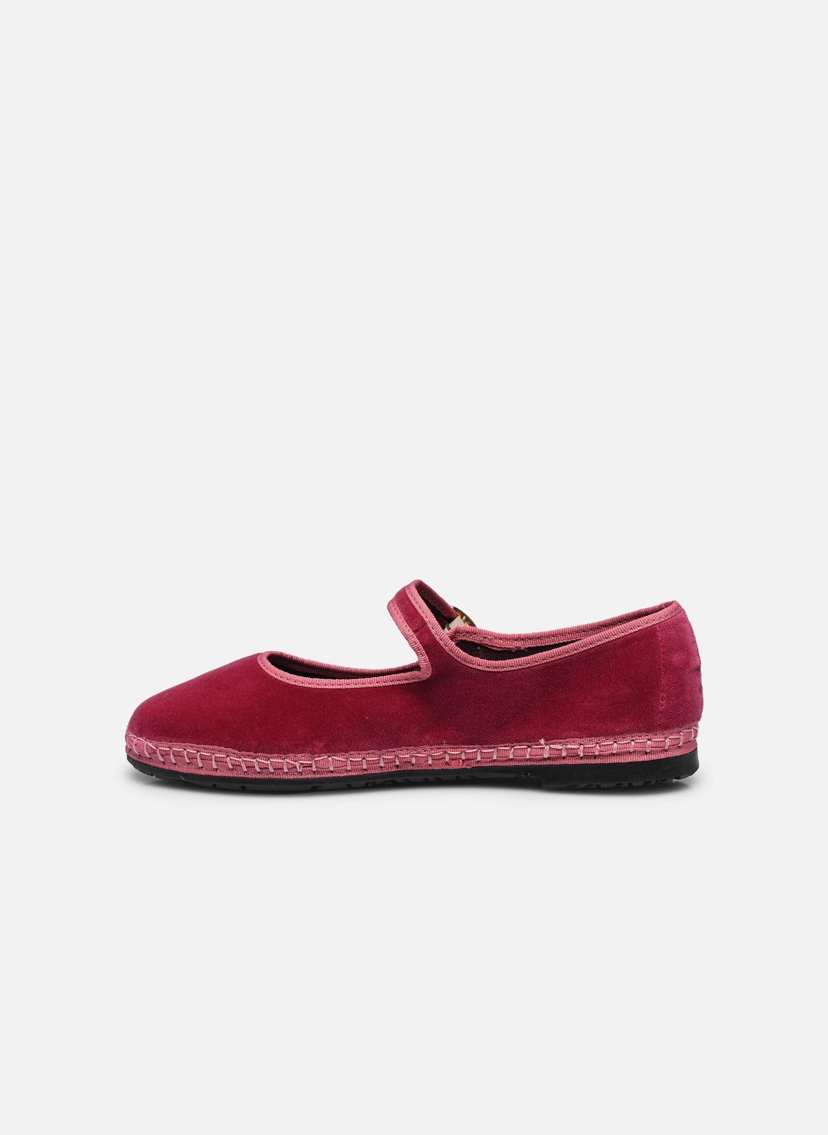 Bebés Mary Jane Velvet mujer rosa Flabelus Bebés Mary Jane Velvet mujer rosa PINK W/ PINK