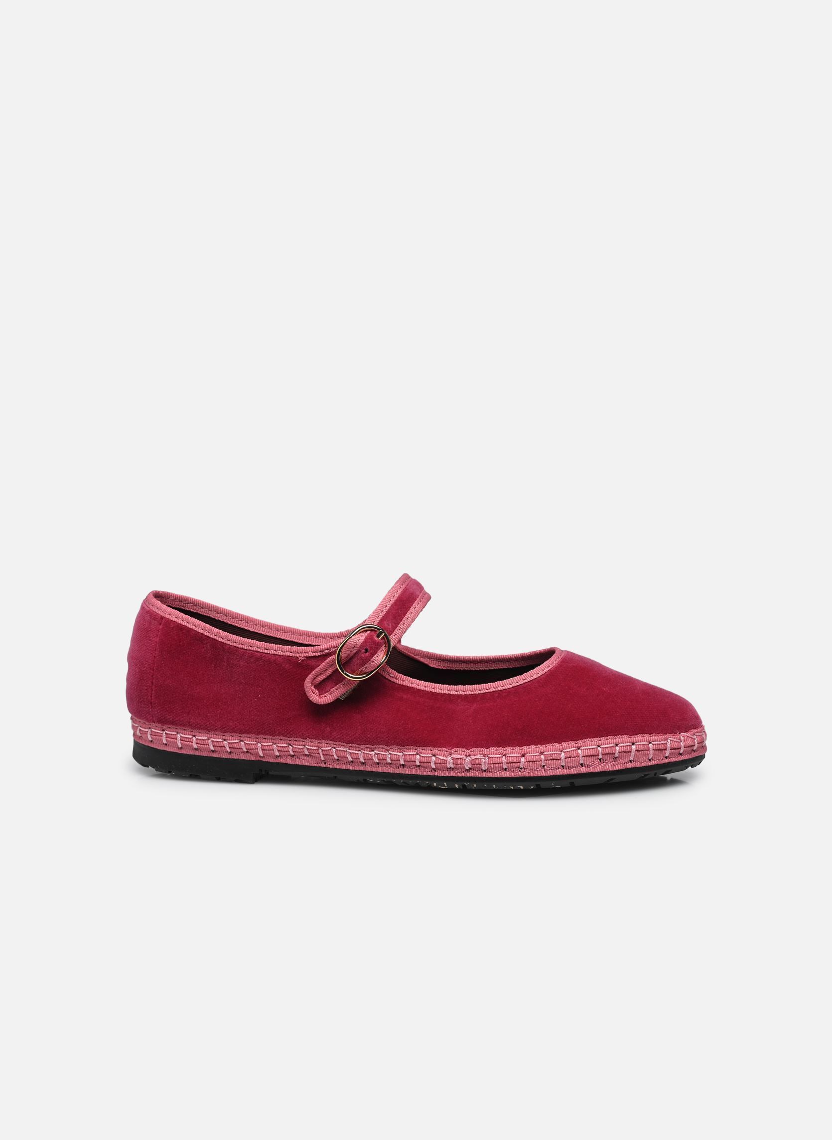 Bebés Mary Jane Velvet mujer rosa Flabelus Bebés Mary Jane Velvet mujer rosa PINK W/ PINK