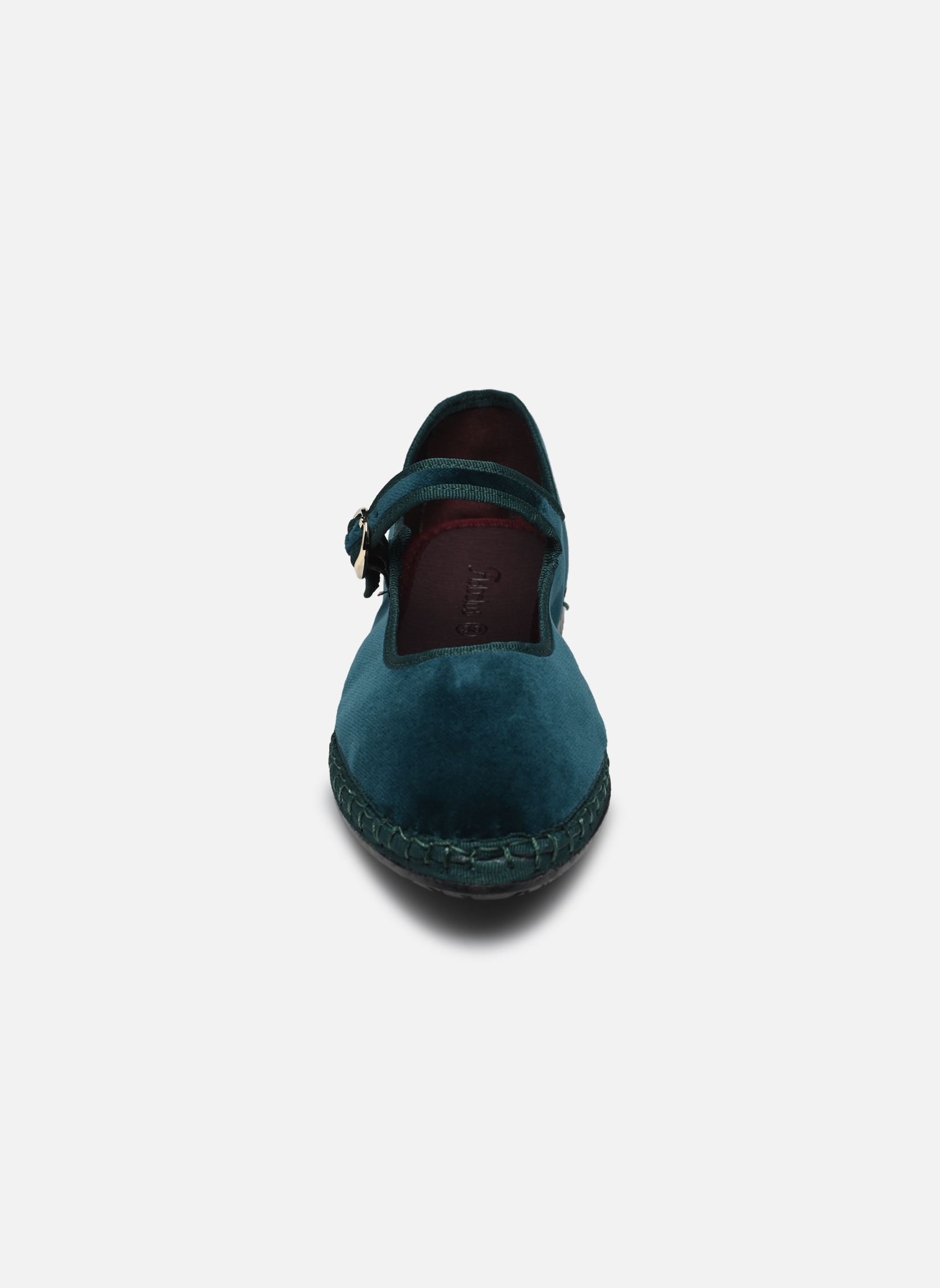 Babys Mary Jane Velvet damen grün Flabelus Babys Mary Jane Velvet damen grün DARK GREEN