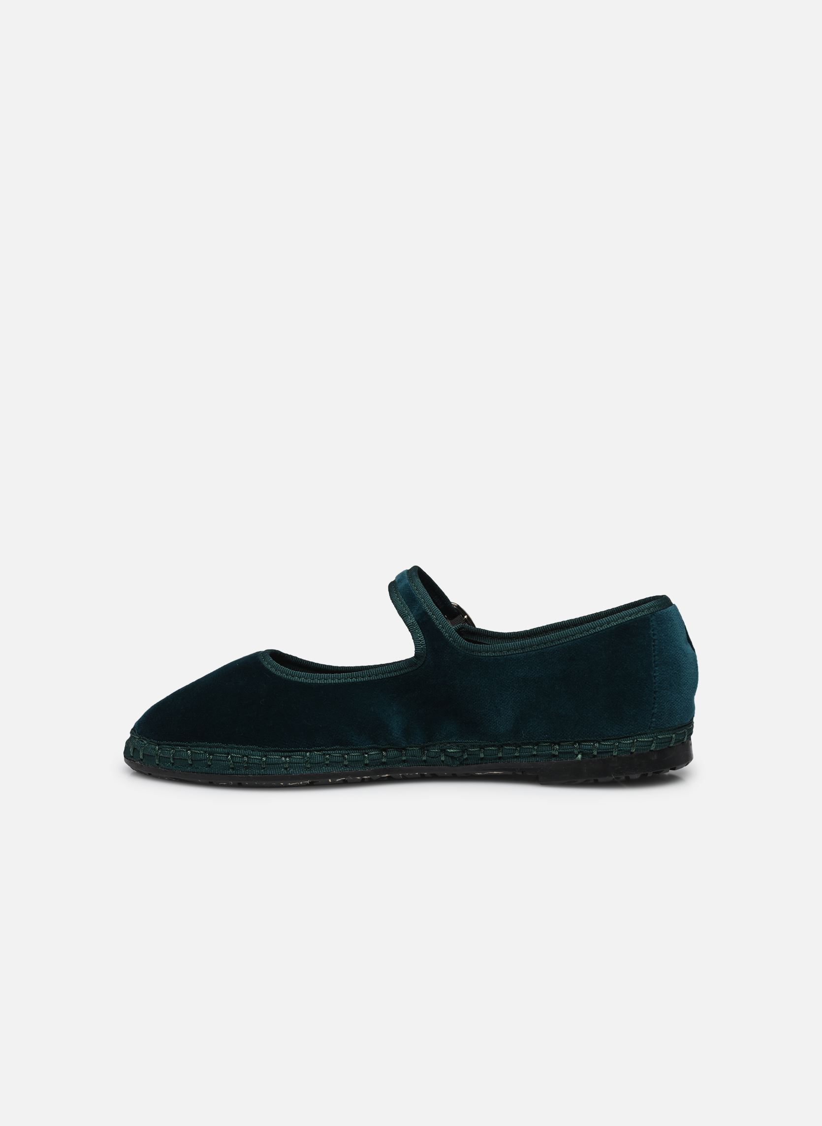 Babys Mary Jane Velvet damen grün Flabelus Babys Mary Jane Velvet damen grün DARK GREEN