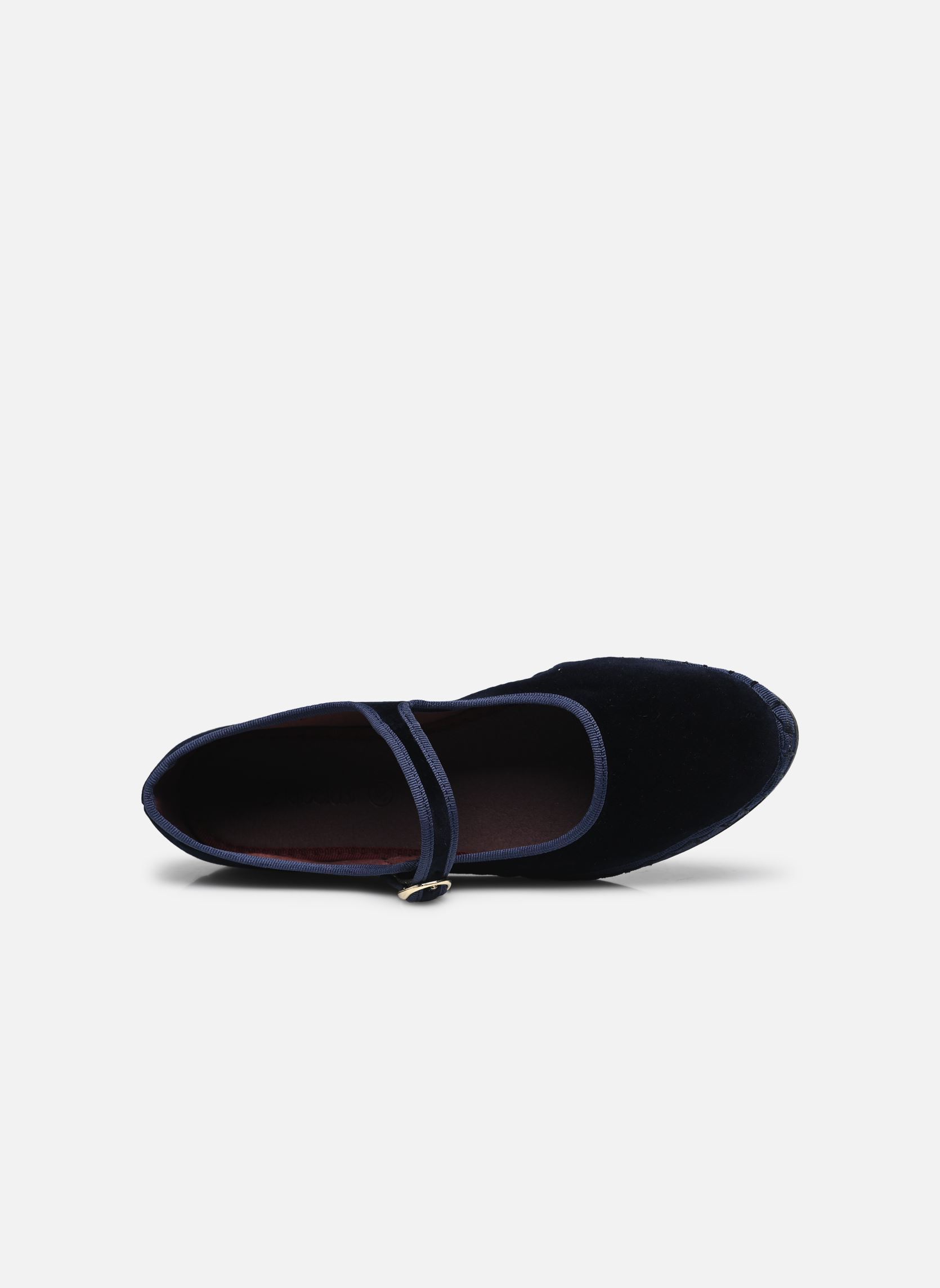 Scarpe da cerimonia Mary Jane Velvet donna blu Flabelus Scarpe da cerimonia Mary Jane Velvet donna blu DARK BLUE