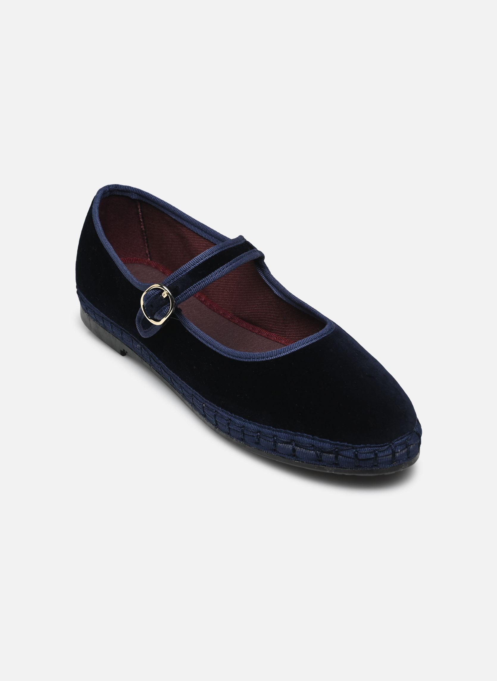 Scarpe da cerimonia Mary Jane Velvet donna blu Flabelus Scarpe da cerimonia Mary Jane Velvet donna blu DARK BLUE
