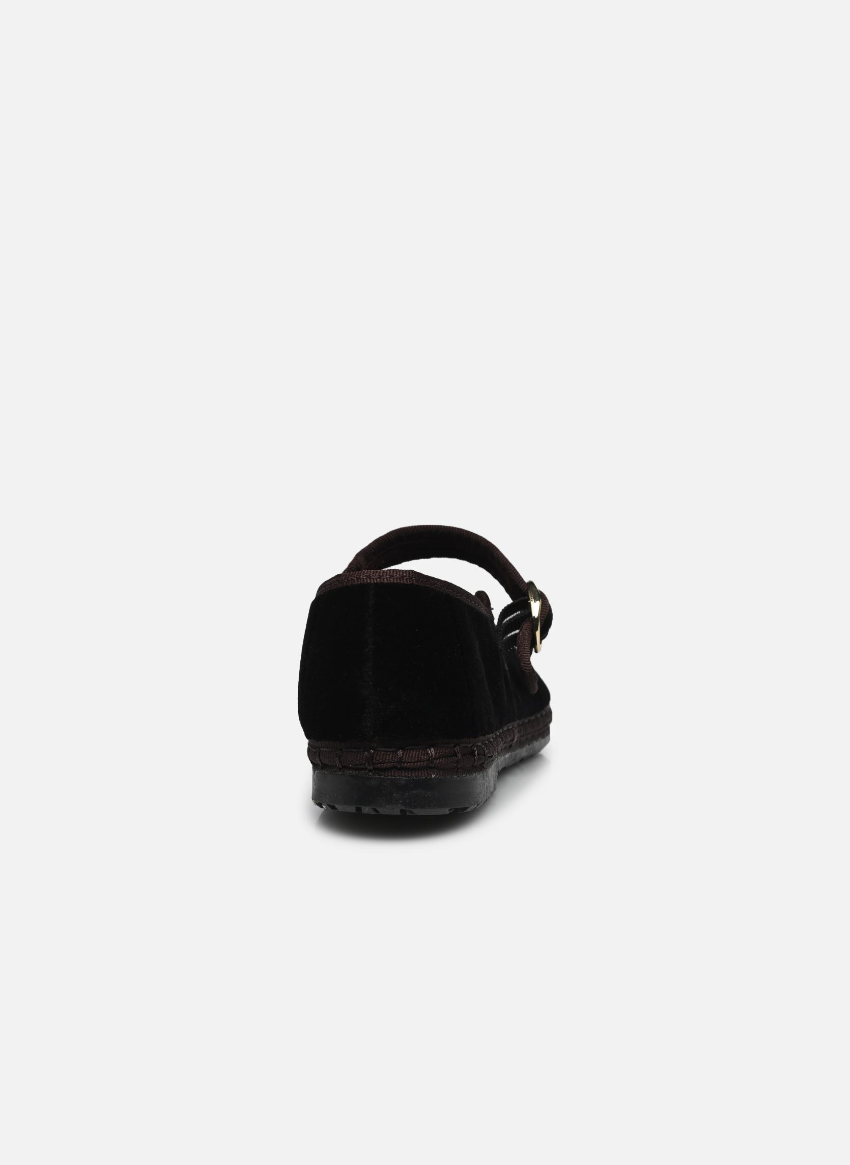 Babys Mary Jane Velvet damen schwarz Flabelus Babys Mary Jane Velvet damen schwarz Black W/ Brown