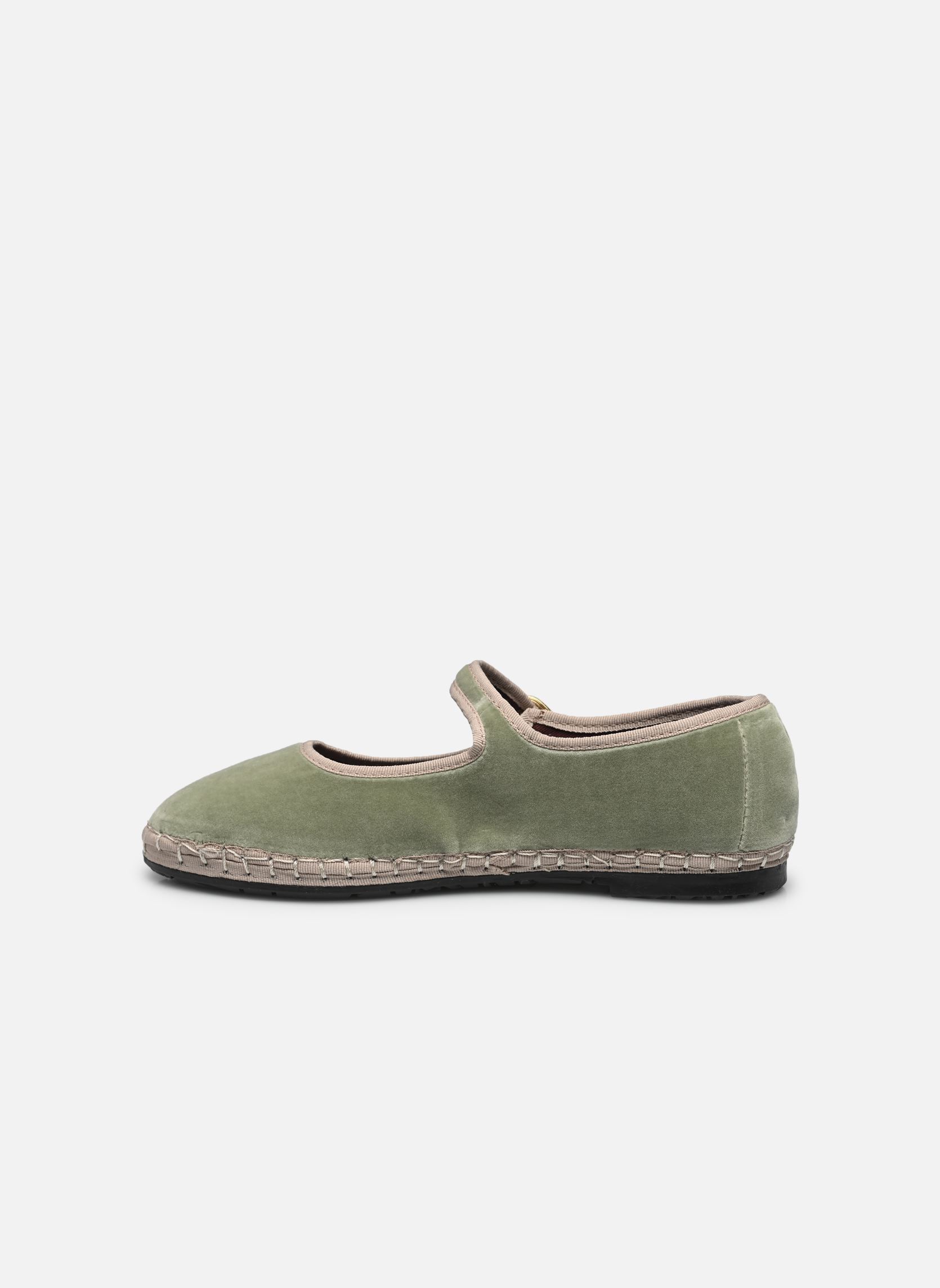 Babys Mary Jane Velvet damen grün Flabelus Babys Mary Jane Velvet damen grün LIGHT GREEN W/ LIGHT BEIGE