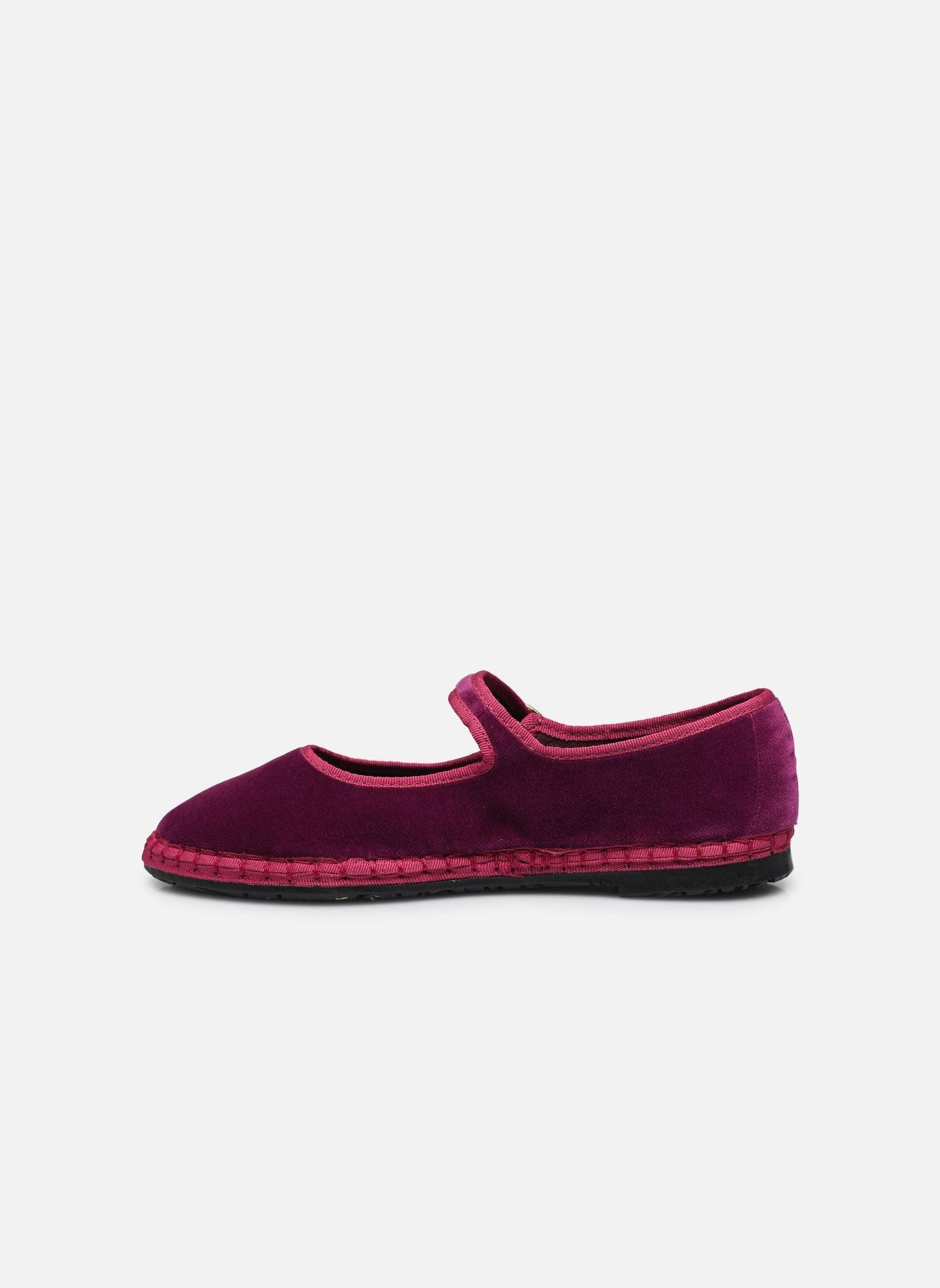 Scarpe da cerimonia Mary Jane Velvet donna rosa Flabelus Scarpe da cerimonia Mary Jane Velvet donna rosa DARK FUCHSIA