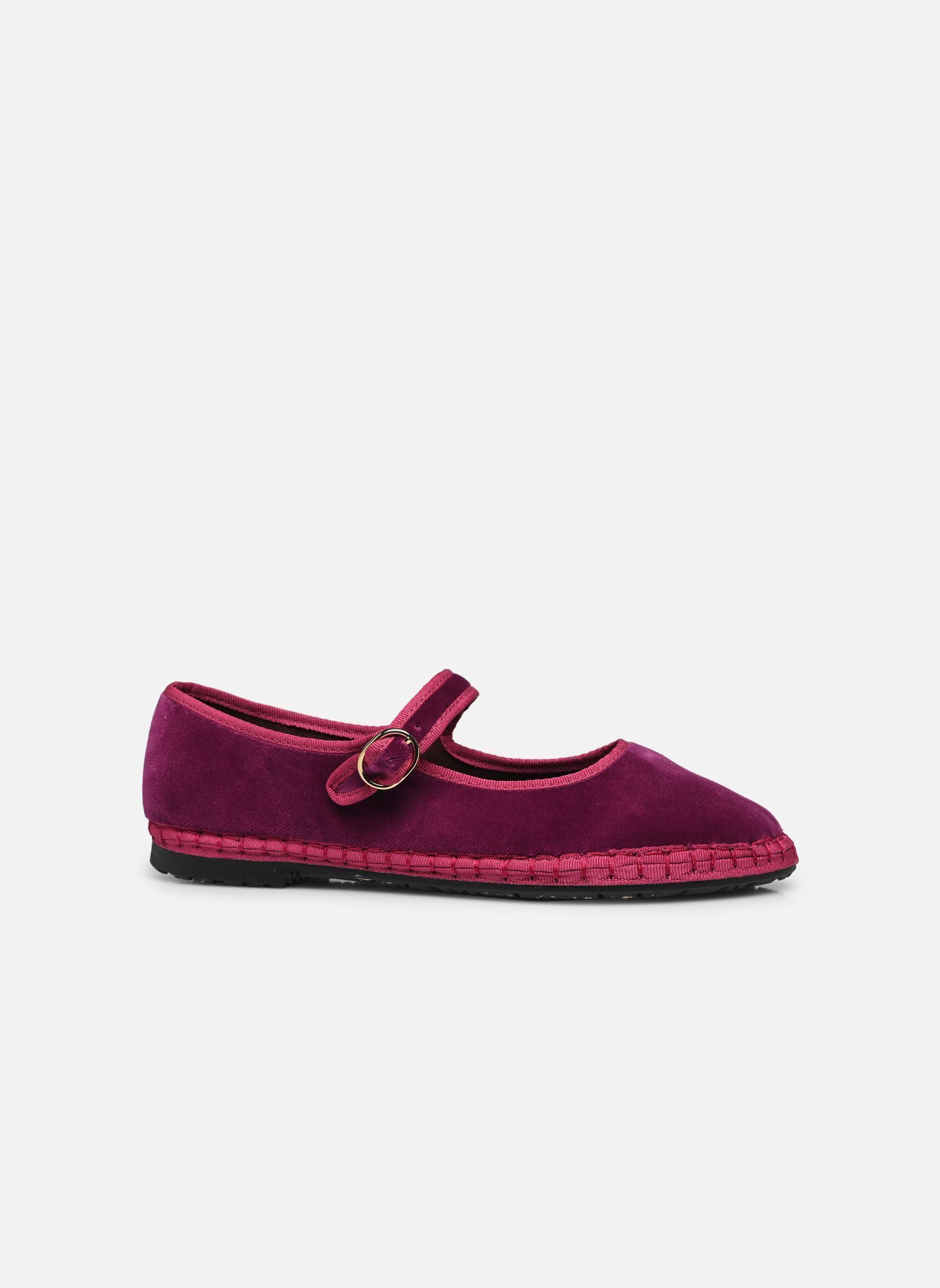 Scarpe da cerimonia Mary Jane Velvet donna rosa Flabelus Scarpe da cerimonia Mary Jane Velvet donna rosa DARK FUCHSIA
