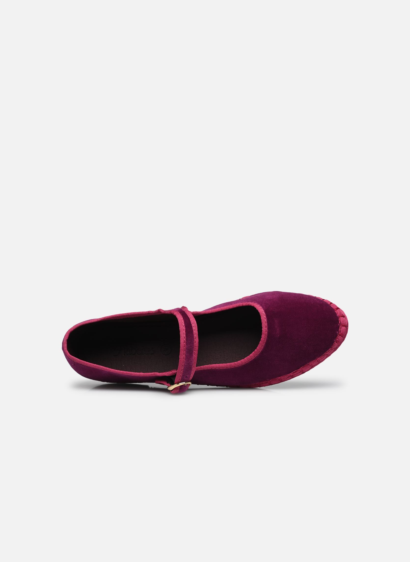 Scarpe da cerimonia Mary Jane Velvet donna rosa Flabelus Scarpe da cerimonia Mary Jane Velvet donna rosa DARK FUCHSIA