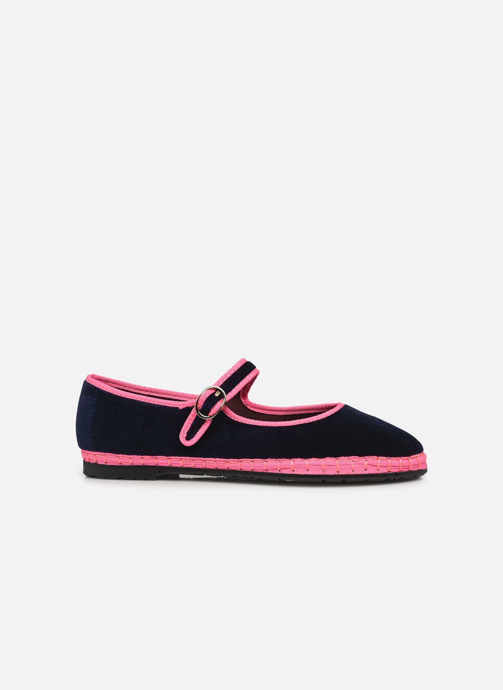 Babies Mary Jane Velvet femme bleu Flabelus Babies Mary Jane Velvet femme bleu AZUL W/ PINK