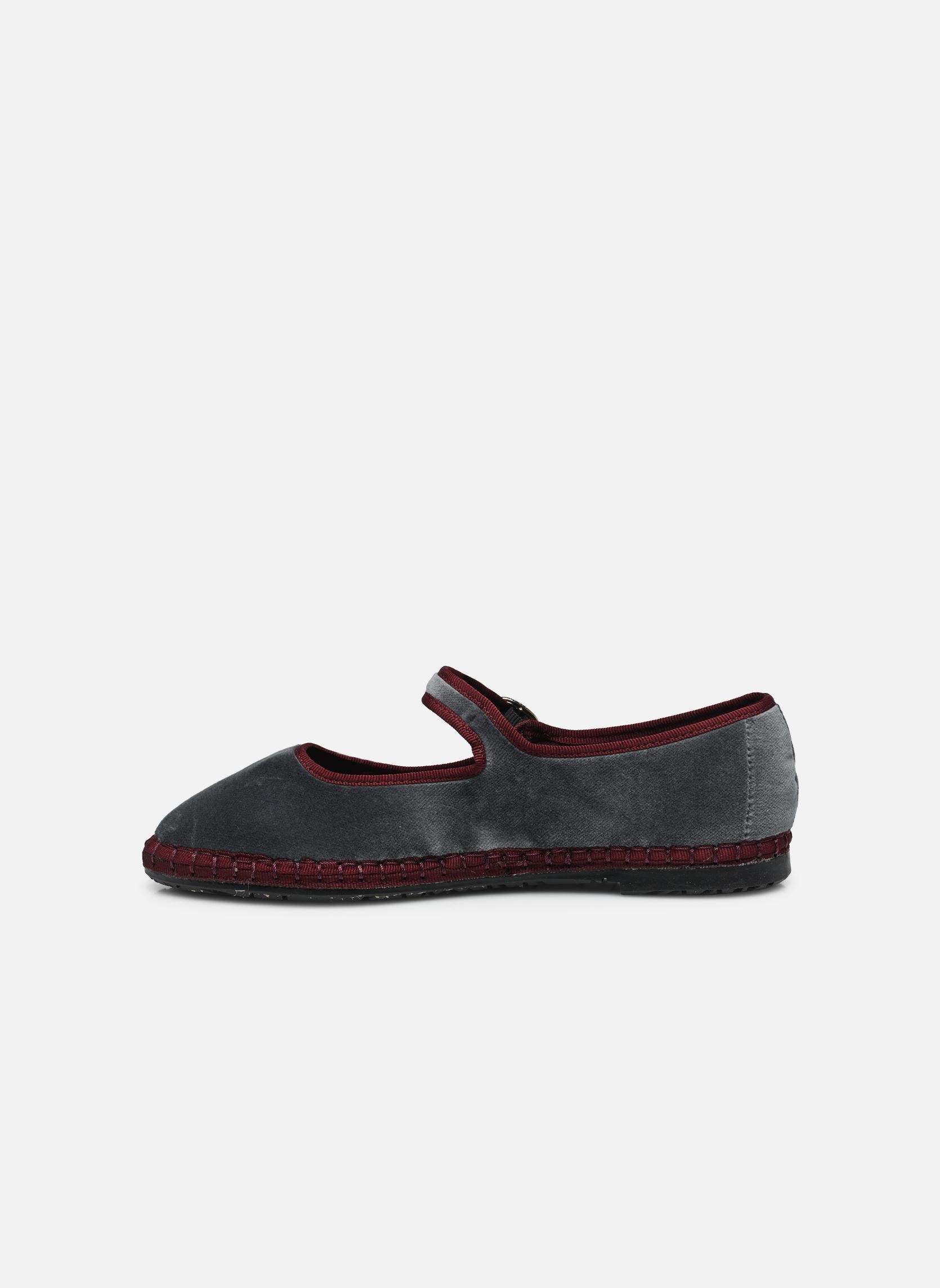 Scarpe da cerimonia Mary Jane Velvet donna grigio Flabelus Scarpe da cerimonia Mary Jane Velvet donna grigio GRIS