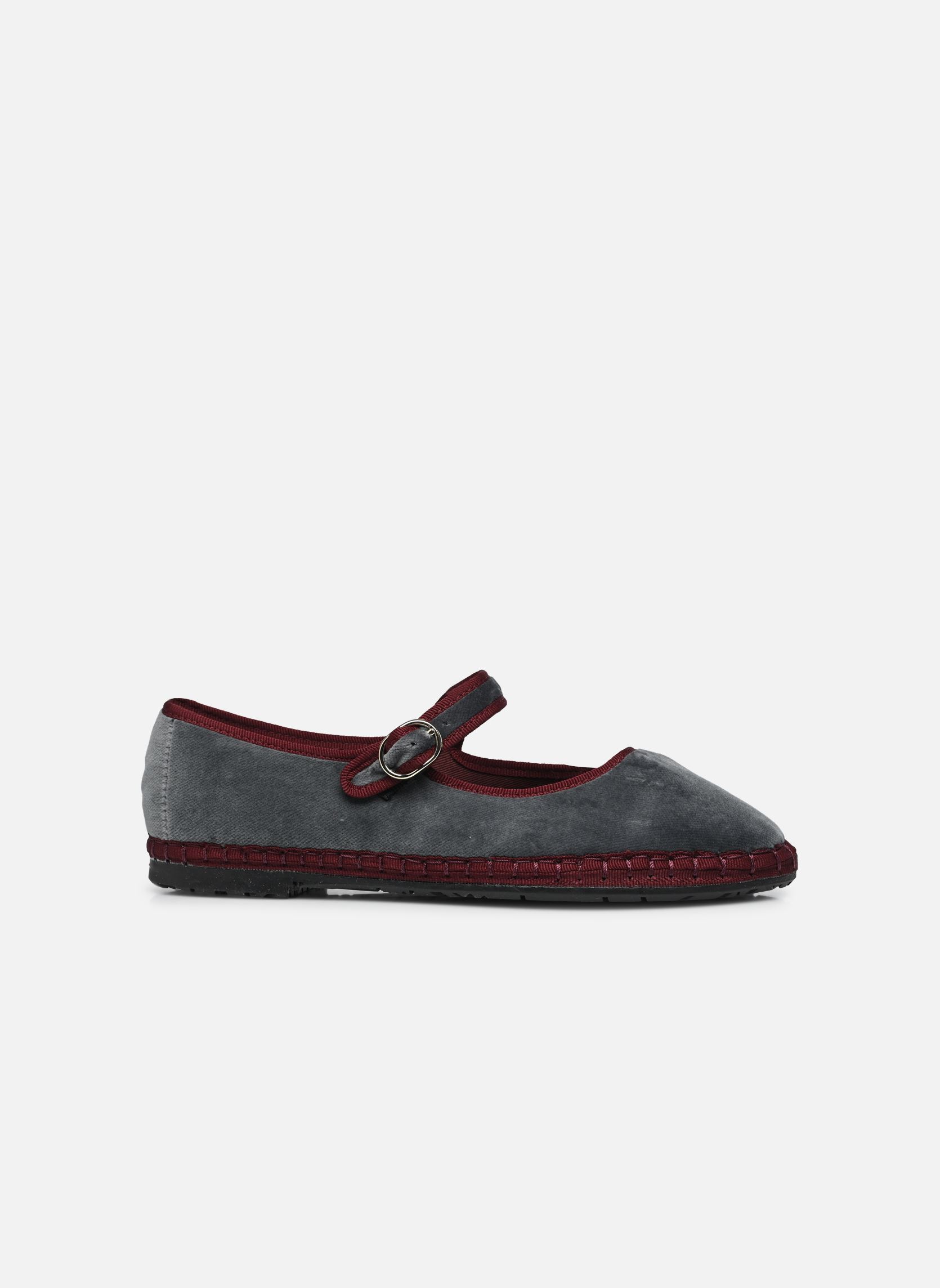 Scarpe da cerimonia Mary Jane Velvet donna grigio Flabelus Scarpe da cerimonia Mary Jane Velvet donna grigio GRIS