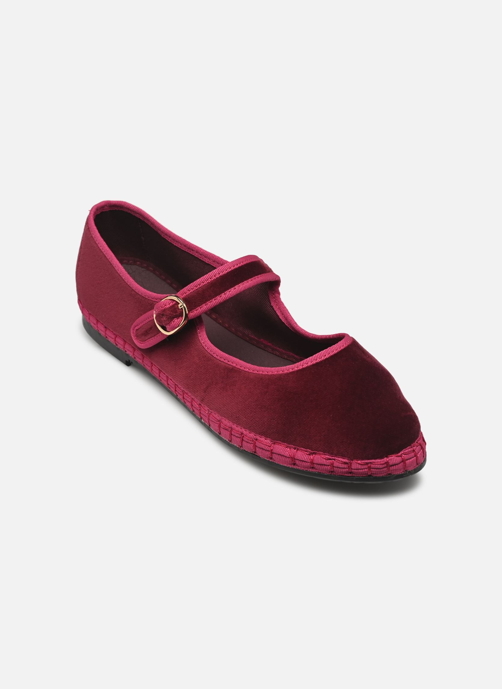 Babies Mary Jane Velvet femme violet Flabelus Babies Mary Jane Velvet femme violet GRANATE