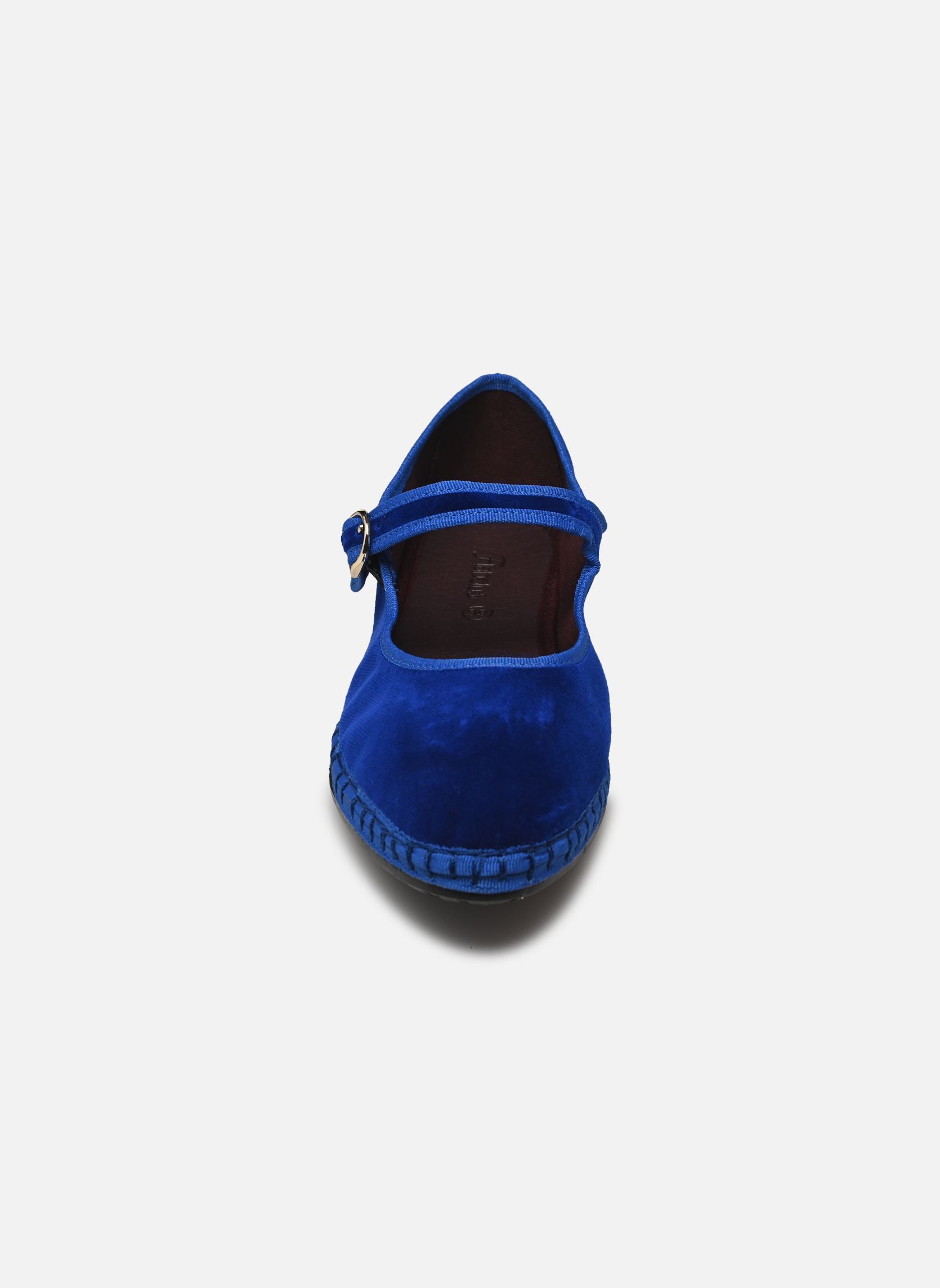 Babys Mary Jane Velvet damen blau Flabelus Babys Mary Jane Velvet damen blau Azul