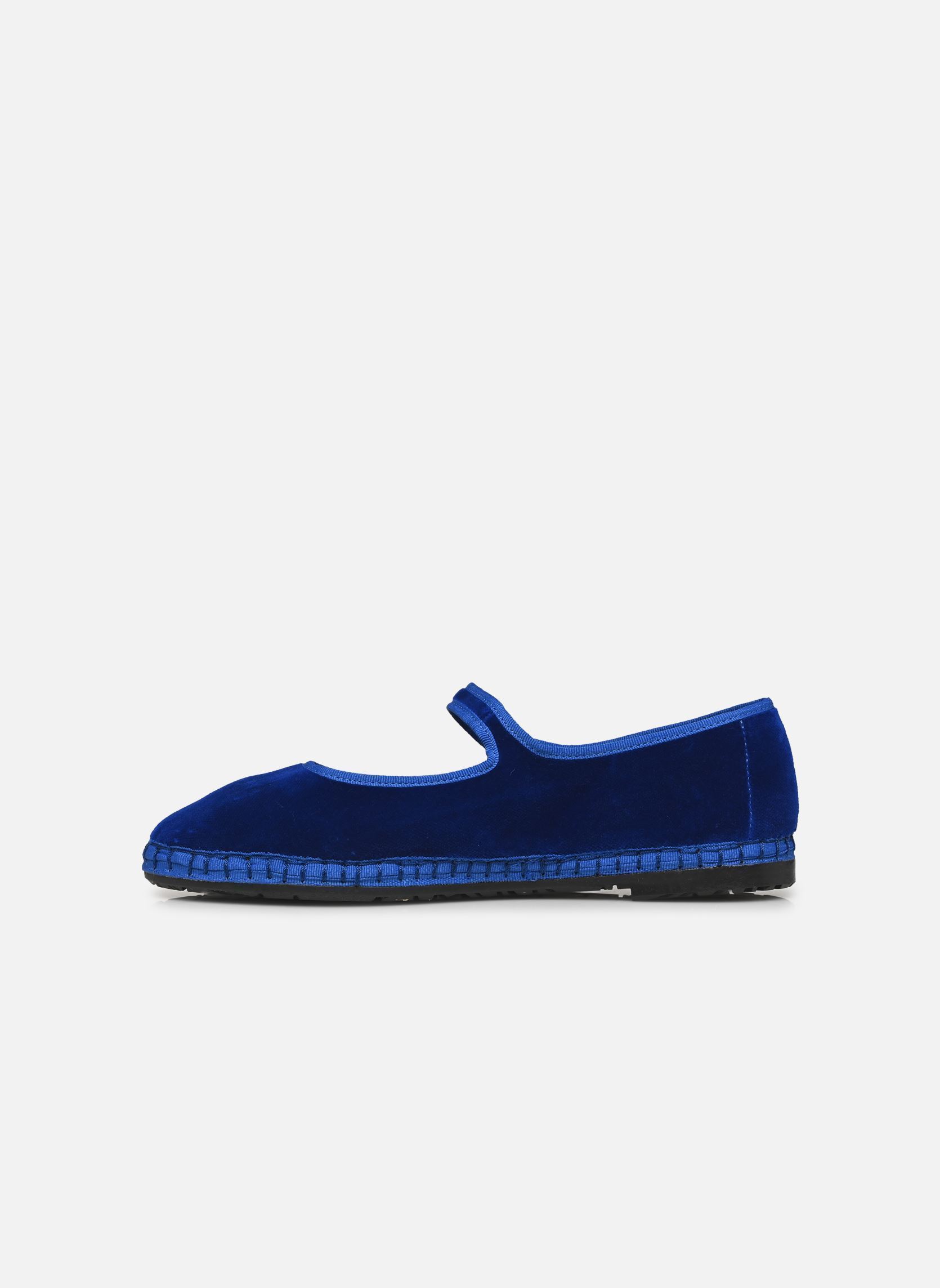 Babys Mary Jane Velvet damen blau Flabelus Babys Mary Jane Velvet damen blau Azul