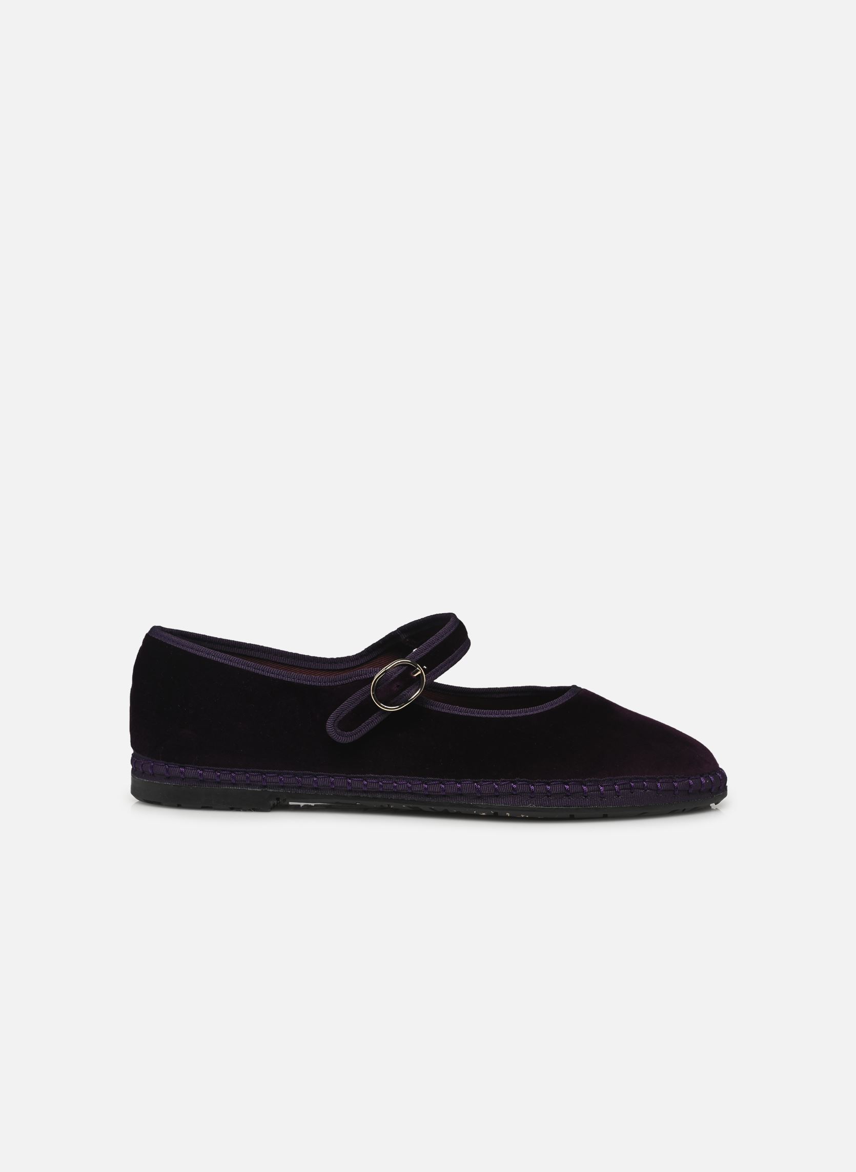 Babies Mary Jane Velvet femme violet Flabelus Babies Mary Jane Velvet femme violet BERENJENA