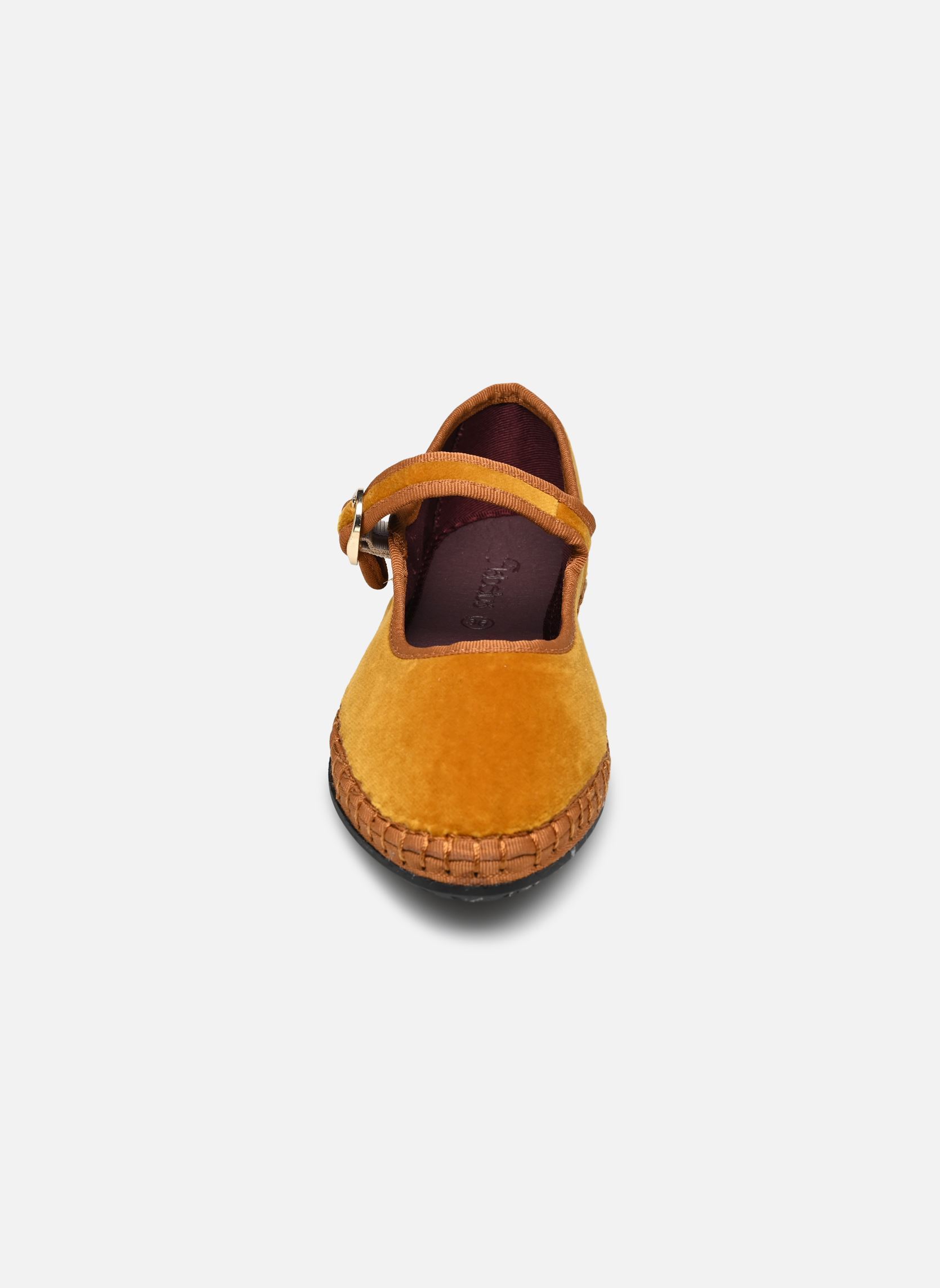 Babys Mary Jane Velvet damen gelb Flabelus Babys Mary Jane Velvet damen gelb AMARILLO