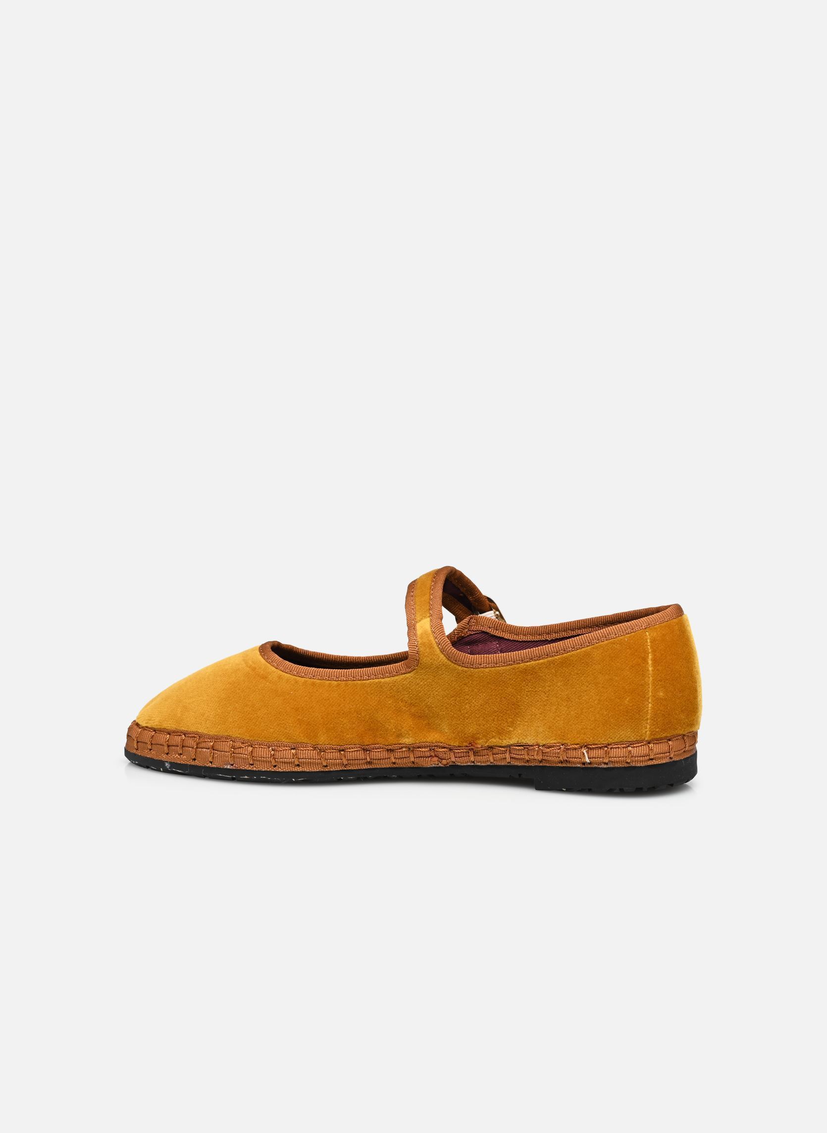 Babys Mary Jane Velvet damen gelb Flabelus Babys Mary Jane Velvet damen gelb AMARILLO