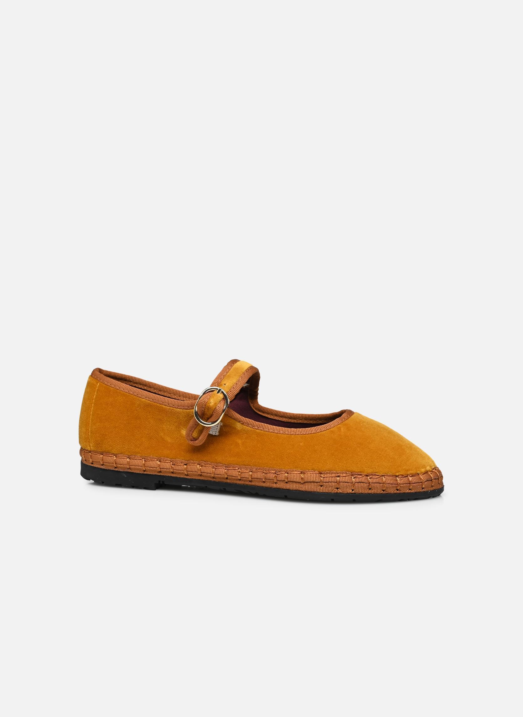 Babys Mary Jane Velvet damen gelb Flabelus Babys Mary Jane Velvet damen gelb AMARILLO