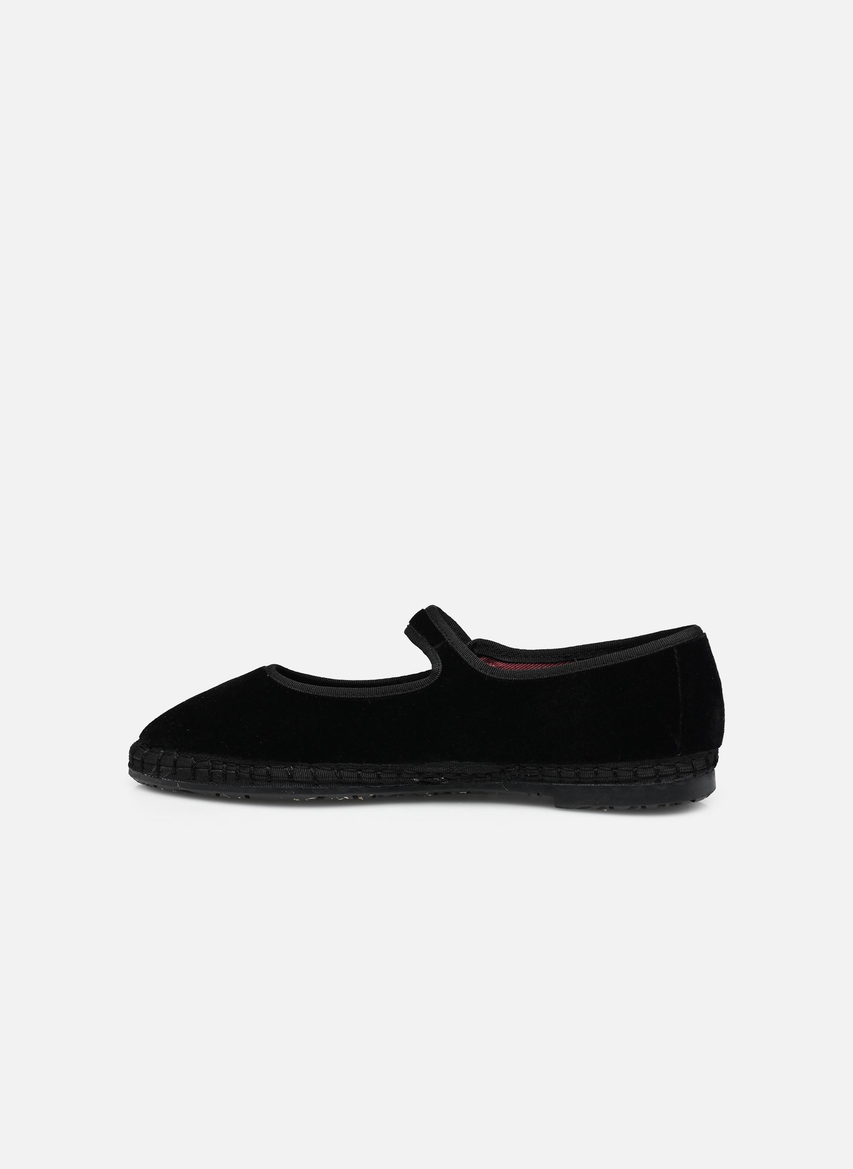Mary Janes Mary Jane Velvet dames zwart Flabelus Mary Janes Mary Jane Velvet dames zwart NEGRO