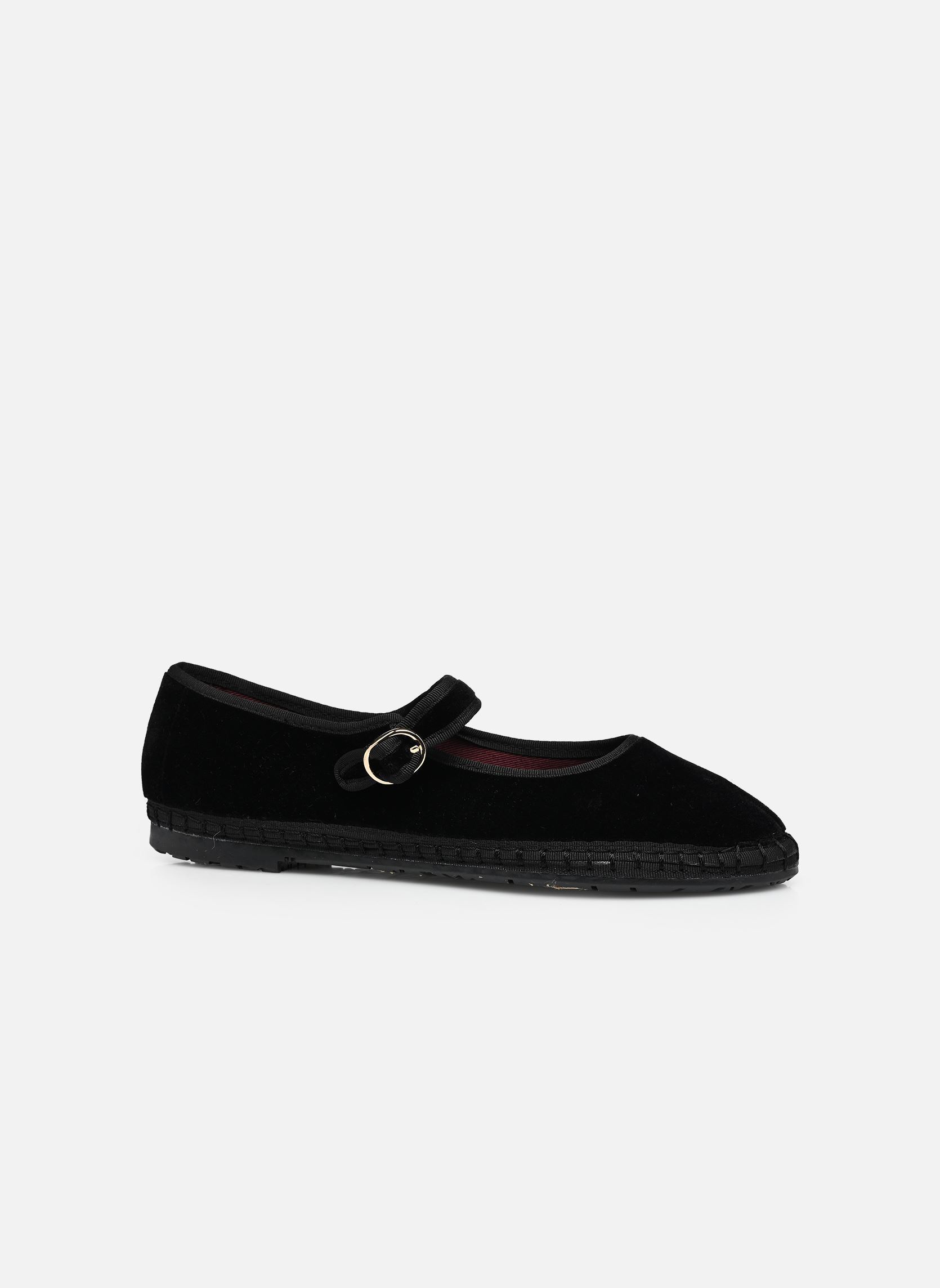 Mary Janes Mary Jane Velvet dames zwart Flabelus Mary Janes Mary Jane Velvet dames zwart NEGRO