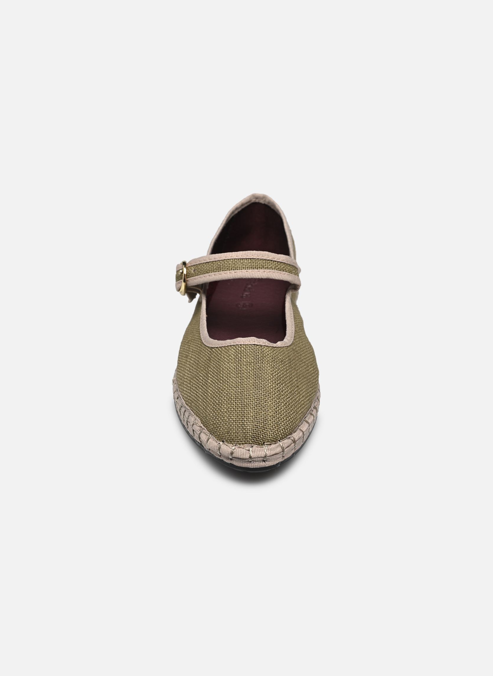 Babies Mary Jane Linen femme vert Flabelus Babies Mary Jane Linen femme vert LIGHT GREEN W/ LIGHT BEIGE