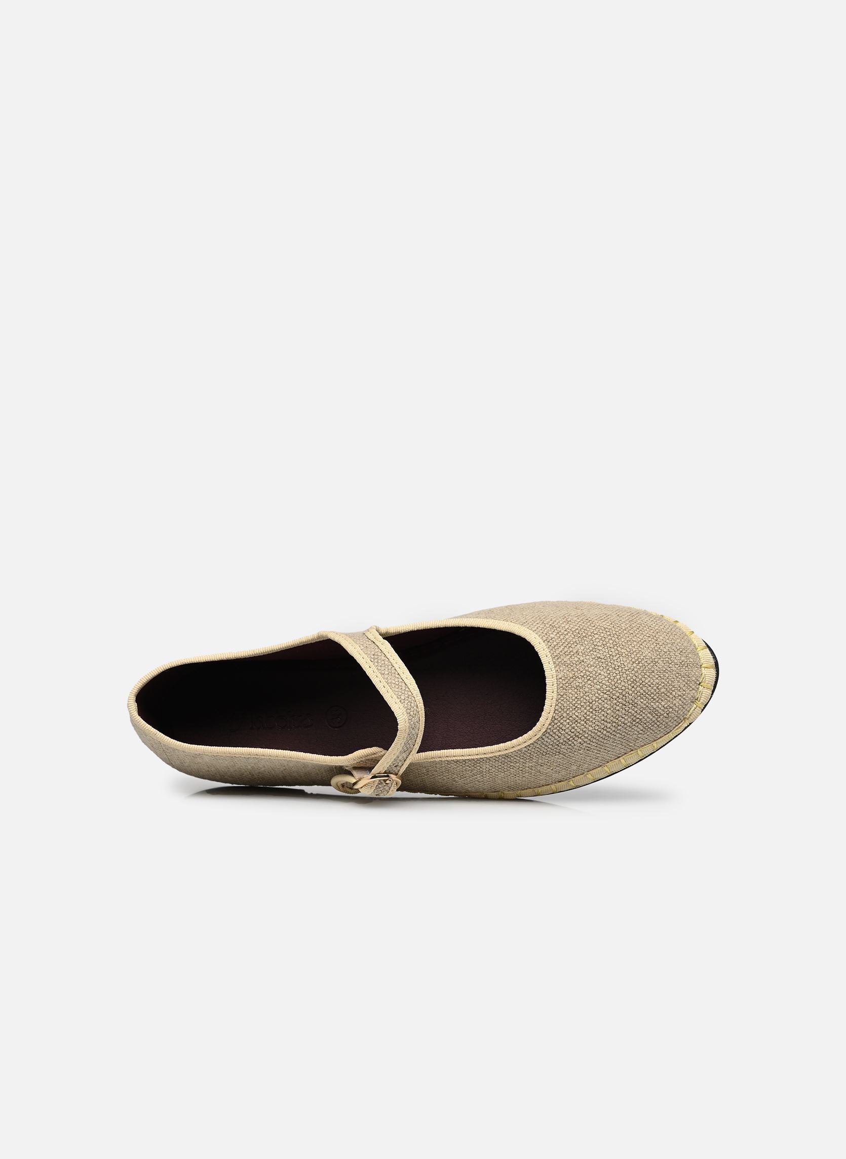 Bebés Mary Jane Linen mujer beige Flabelus Bebés Mary Jane Linen mujer beige NATURAL