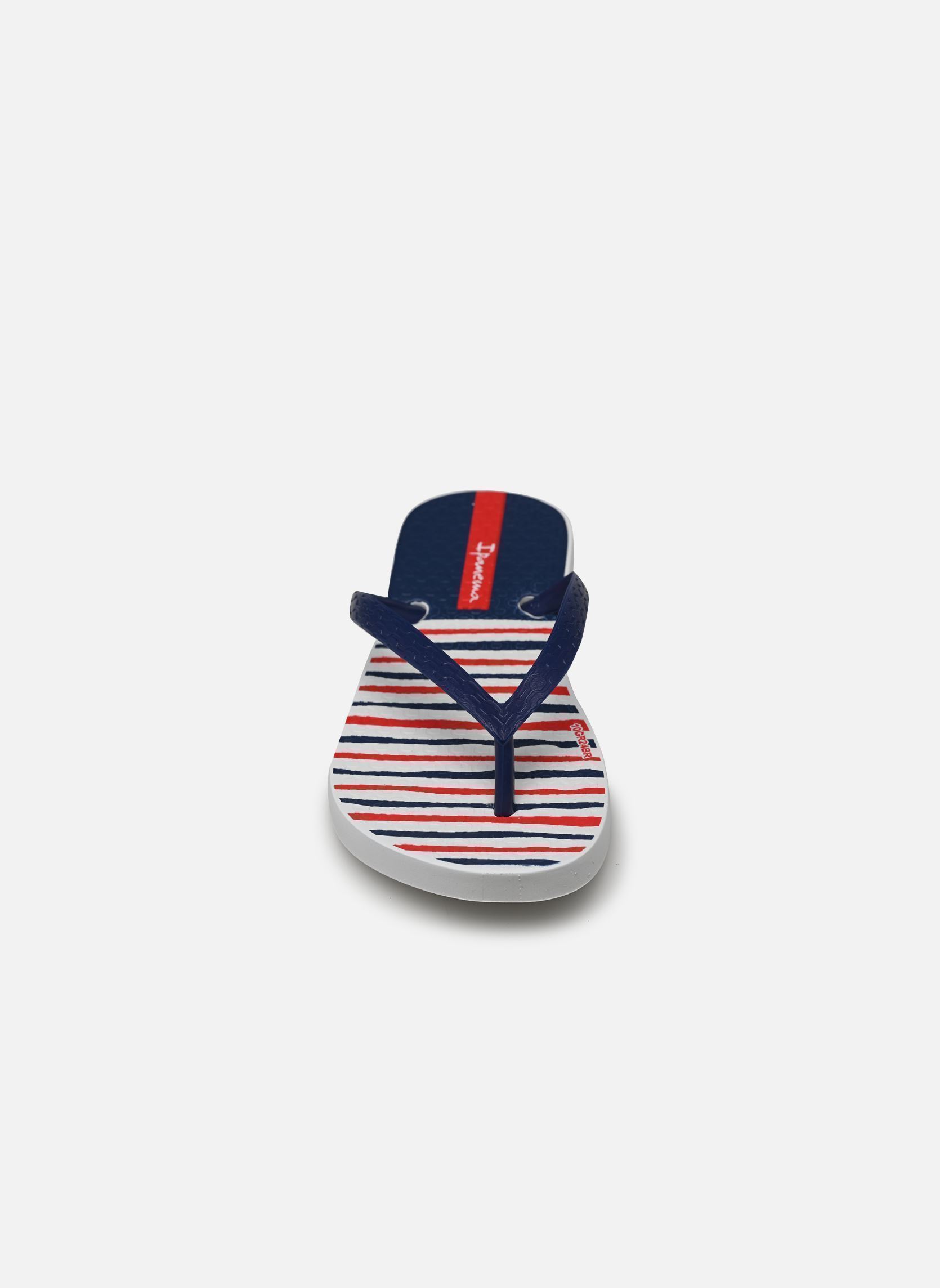 Slippers Classic Happy Kids jongens wit Ipanema Slippers Classic Happy Kids jongens wit White/blue/red