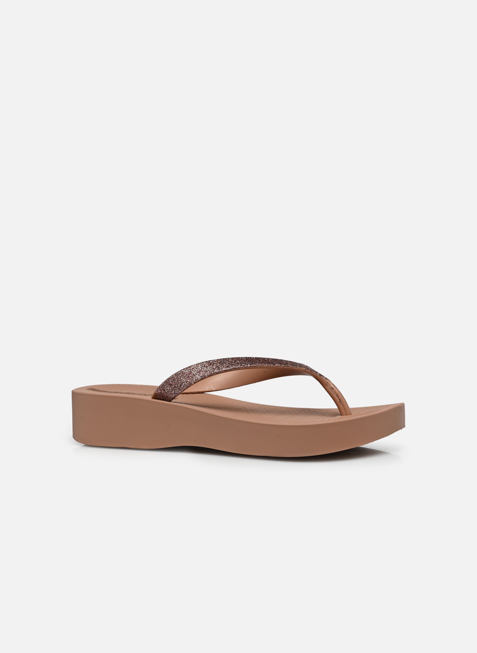 Sandales compensées et plateformes Mesh Chic Plat Fem femme rose Ipanema Sandales compensées et plateformes Mesh Chic Plat Fem femme rose Brown/Glitter