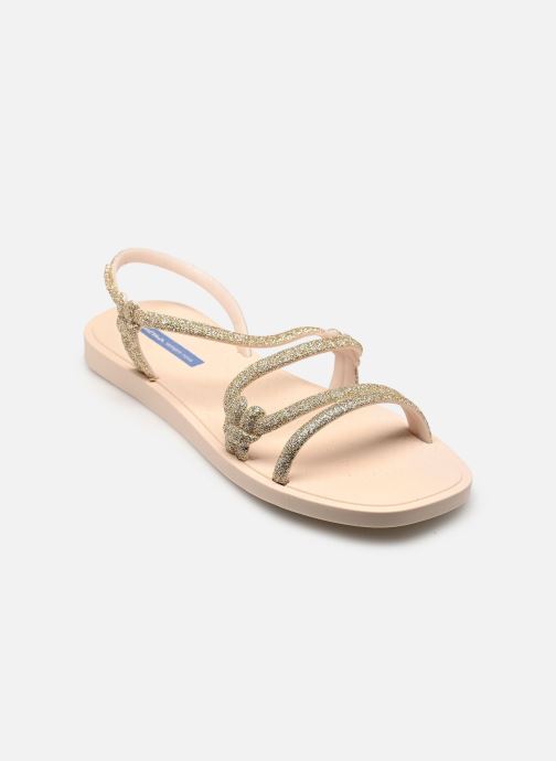 Ipanema Platte sandalen Solar Glow Sand Ad dames goud en brons