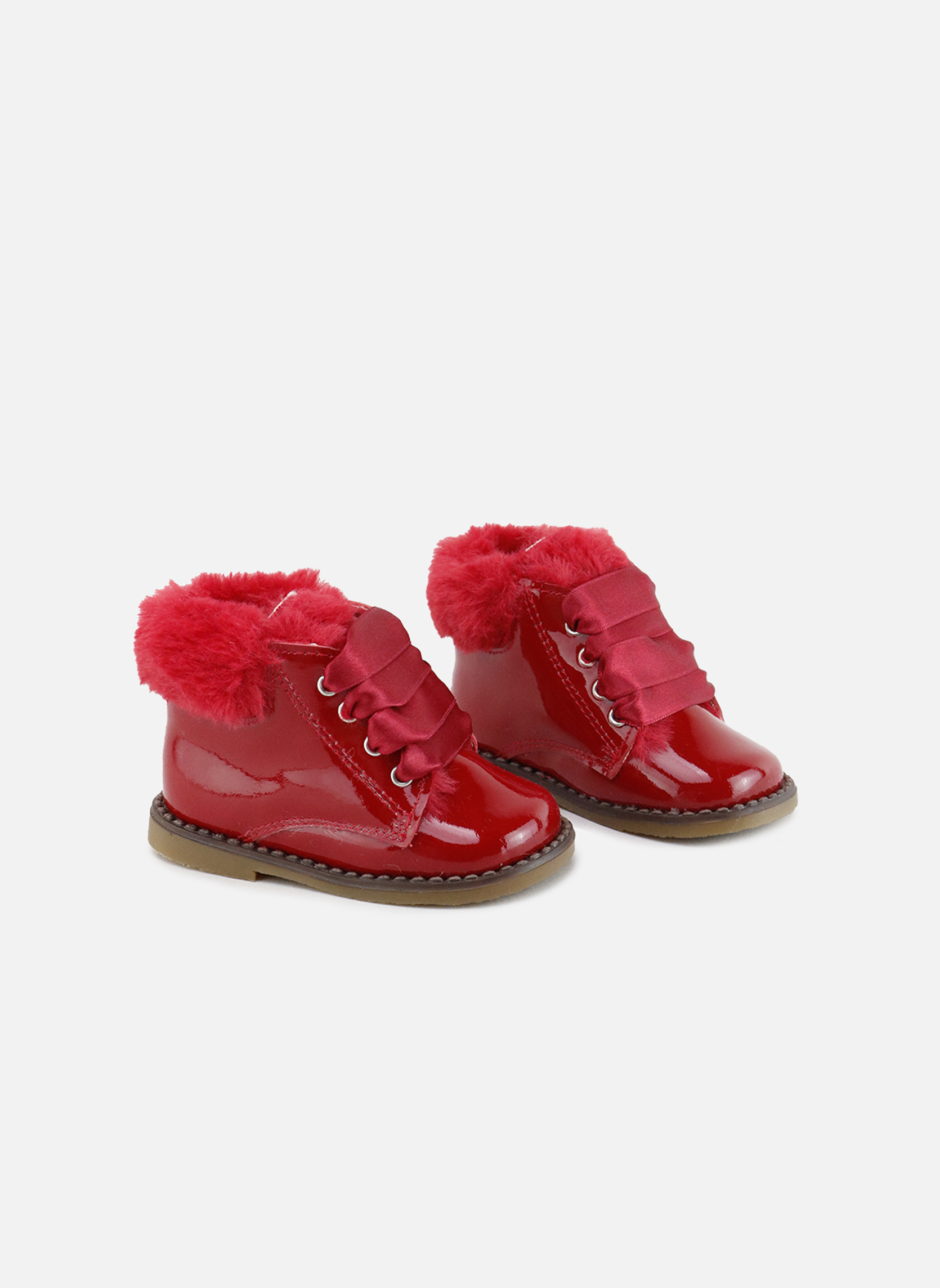 Bottines 16505AK-CHAROL-ROJO fille rouge Eli 1957 Bottines 16505AK-CHAROL-ROJO fille rouge Rouge