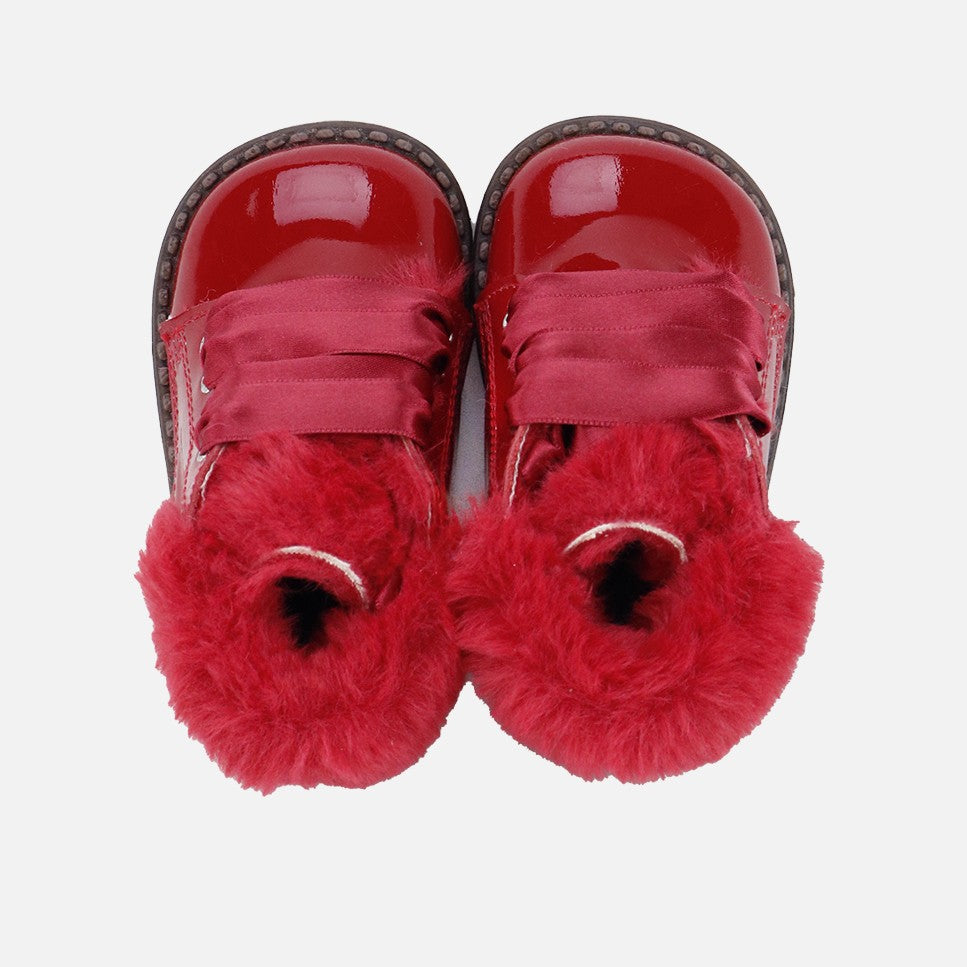 Bottines 16505AK-CHAROL-ROJO fille rouge Eli 1957 Bottines 16505AK-CHAROL-ROJO fille rouge Rouge