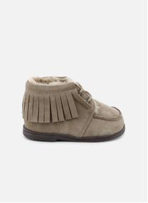 Bottines 3589AK-VELOUR-CAFE fille marron