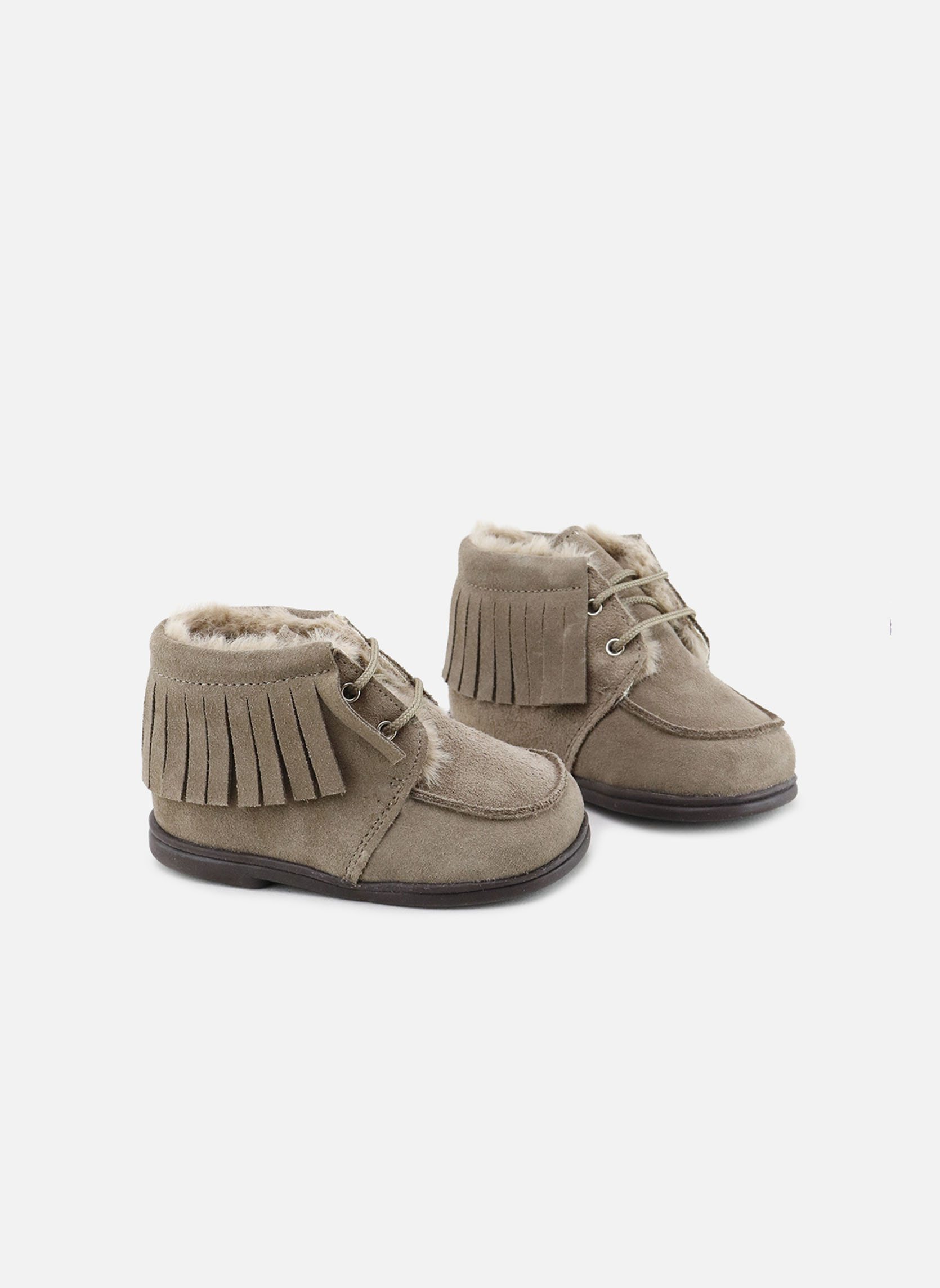 Bottines 3589AK-VELOUR-CAFE fille marron Eli 1957 Bottines 3589AK-VELOUR-CAFE fille marron Marron